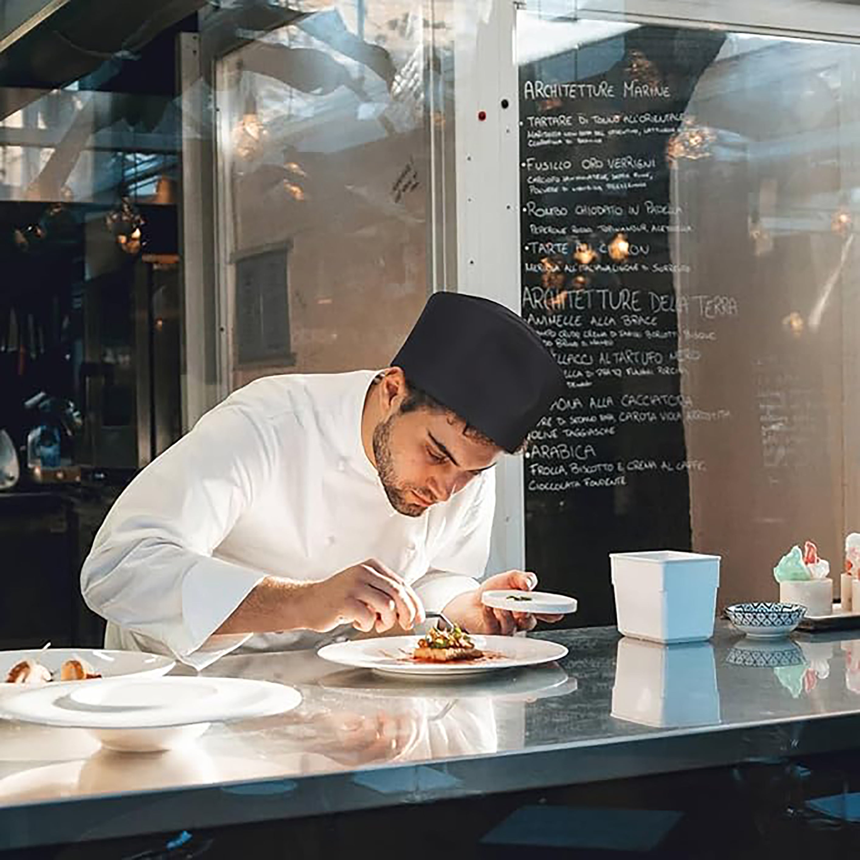 Chefs Skull Cap Black One Size