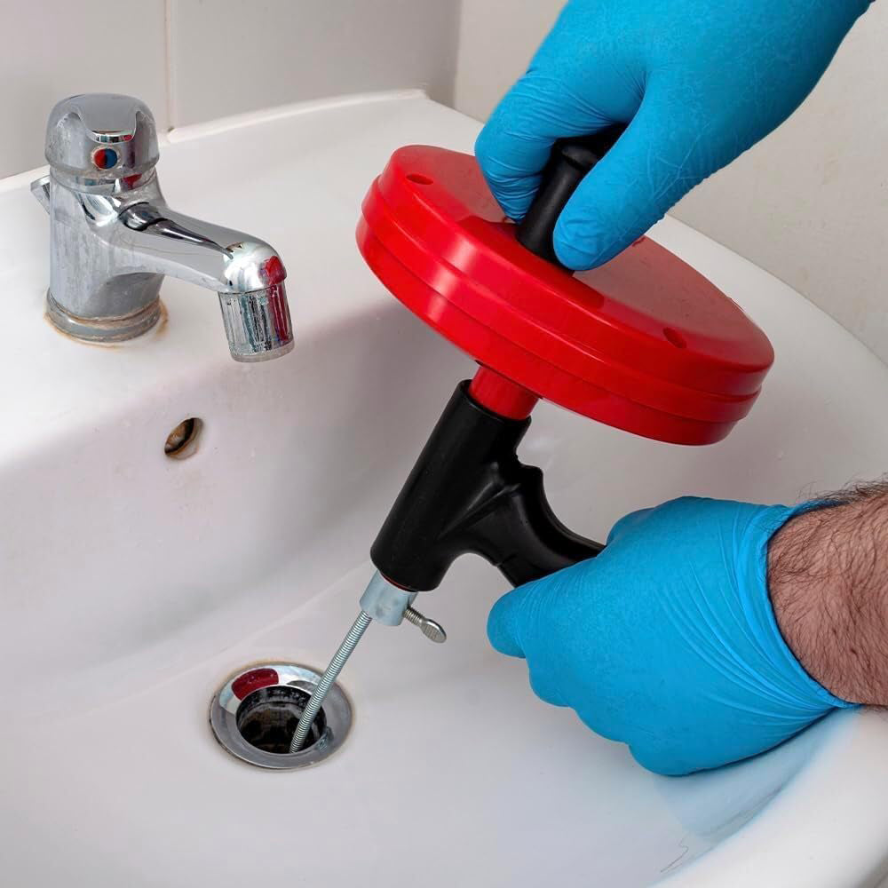 Dekton Sink & Drain Unblocker Clear Bend Blockage Extendable Flexible 6m x 6mm