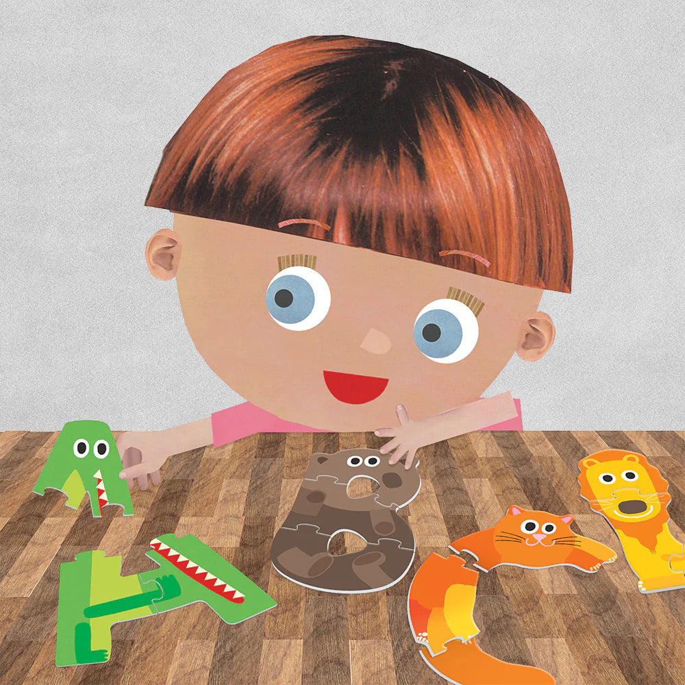 Headu Funny ABC Puzzle - Animated Letters - Age 3-6 Years