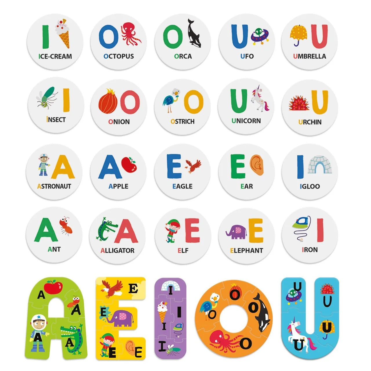 Headu Happy Vowels Educational Toys. Age 2-5 Years