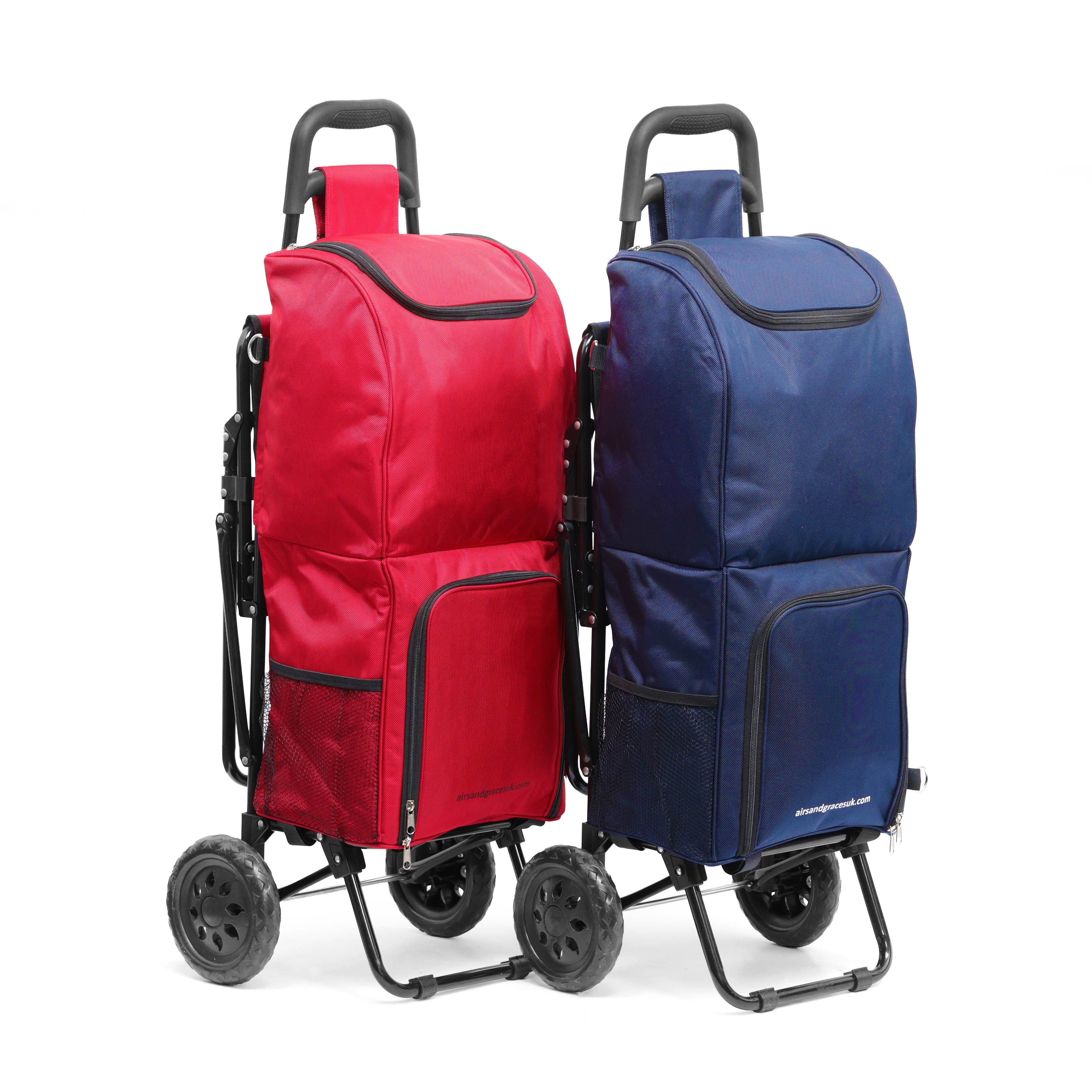 The Picnic Porter - Leisure Trolley / Picnic Cool Bag with Fold Out Seat