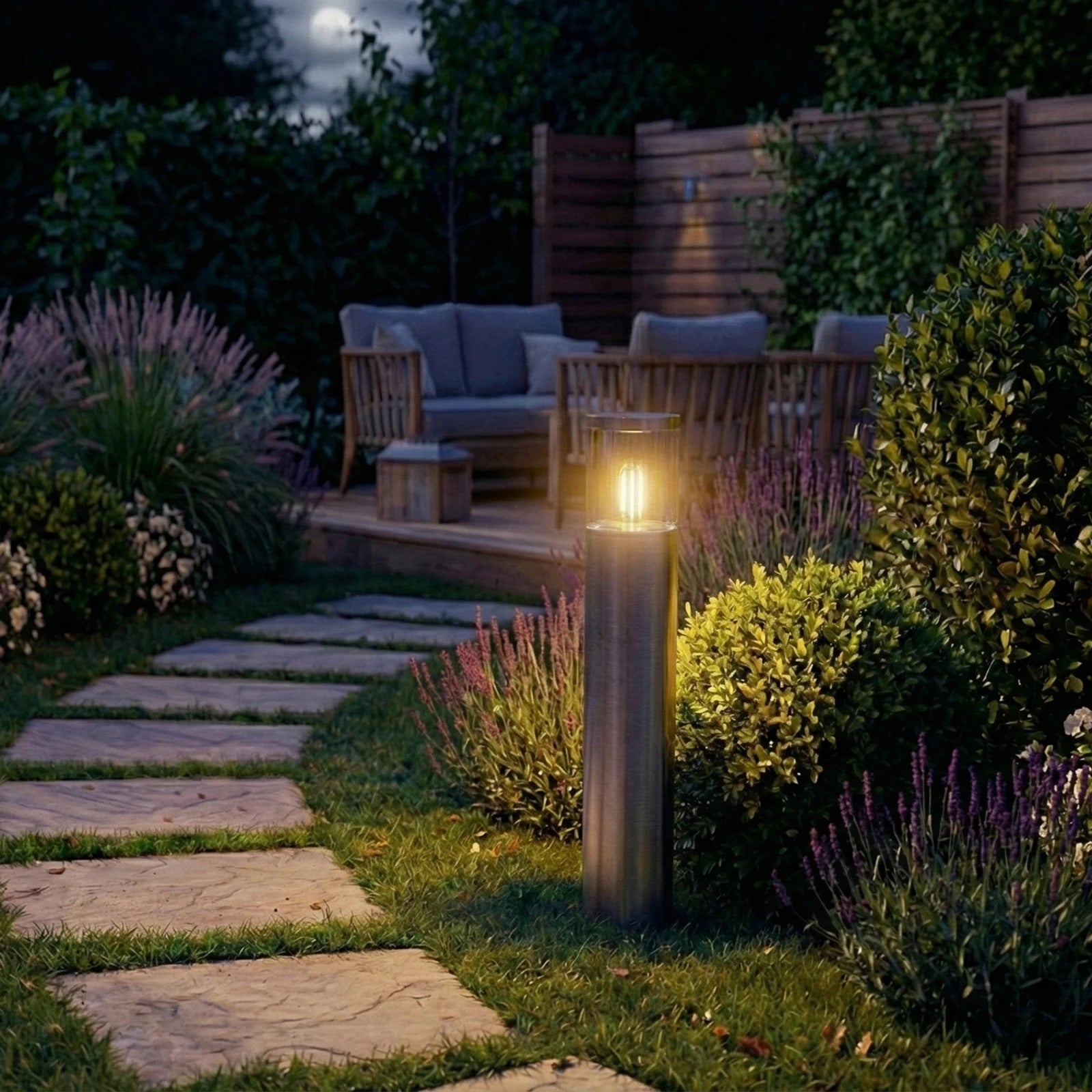 Ledvance Endura Classic Ebro 49cm Post Sensor Light IP44 12w Outdoor