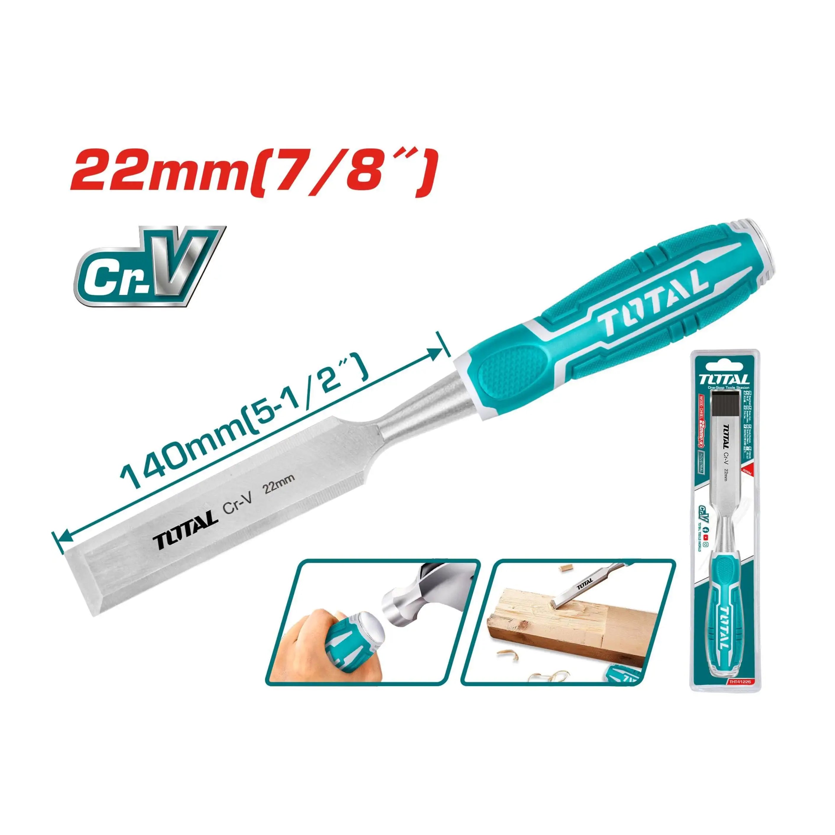 Total Wood Chisel - 22mm - THT41226