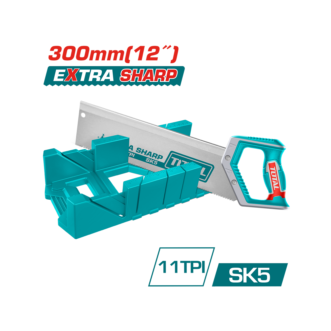 Total Mitre Box and Back Saw Set - THTK591282