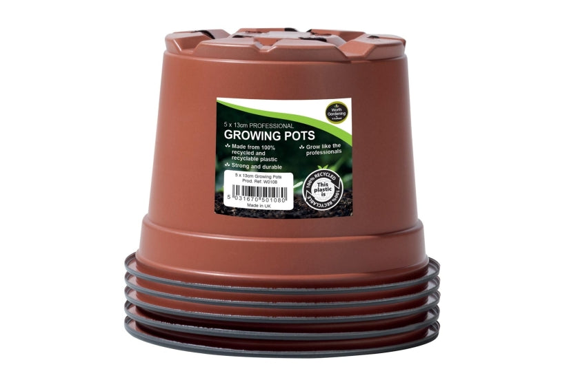 Garland 13cm Professional Growing Pots - 5pcs