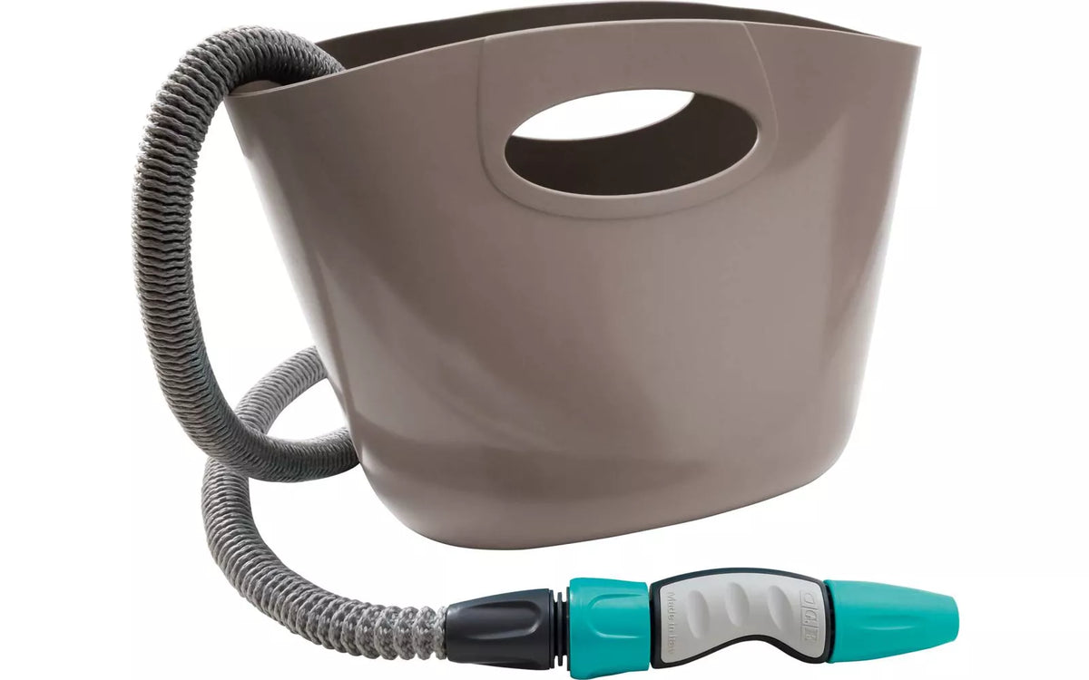 Hozelock Aquapop 15m Hose in Coloured Rubber Bag