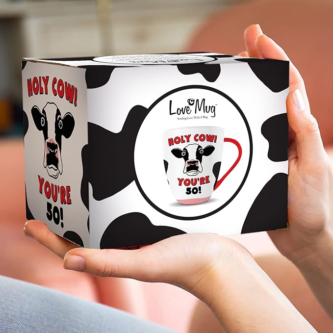 Love Mug®: Holy Cow, You're 50 Mug