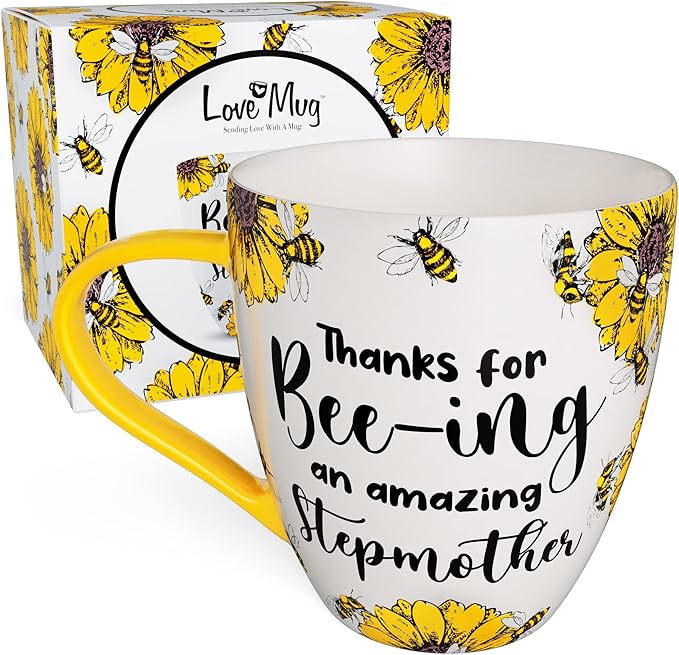 Love Mug®: Thanks For Bee-Ing An Amazing Stepmother Mug