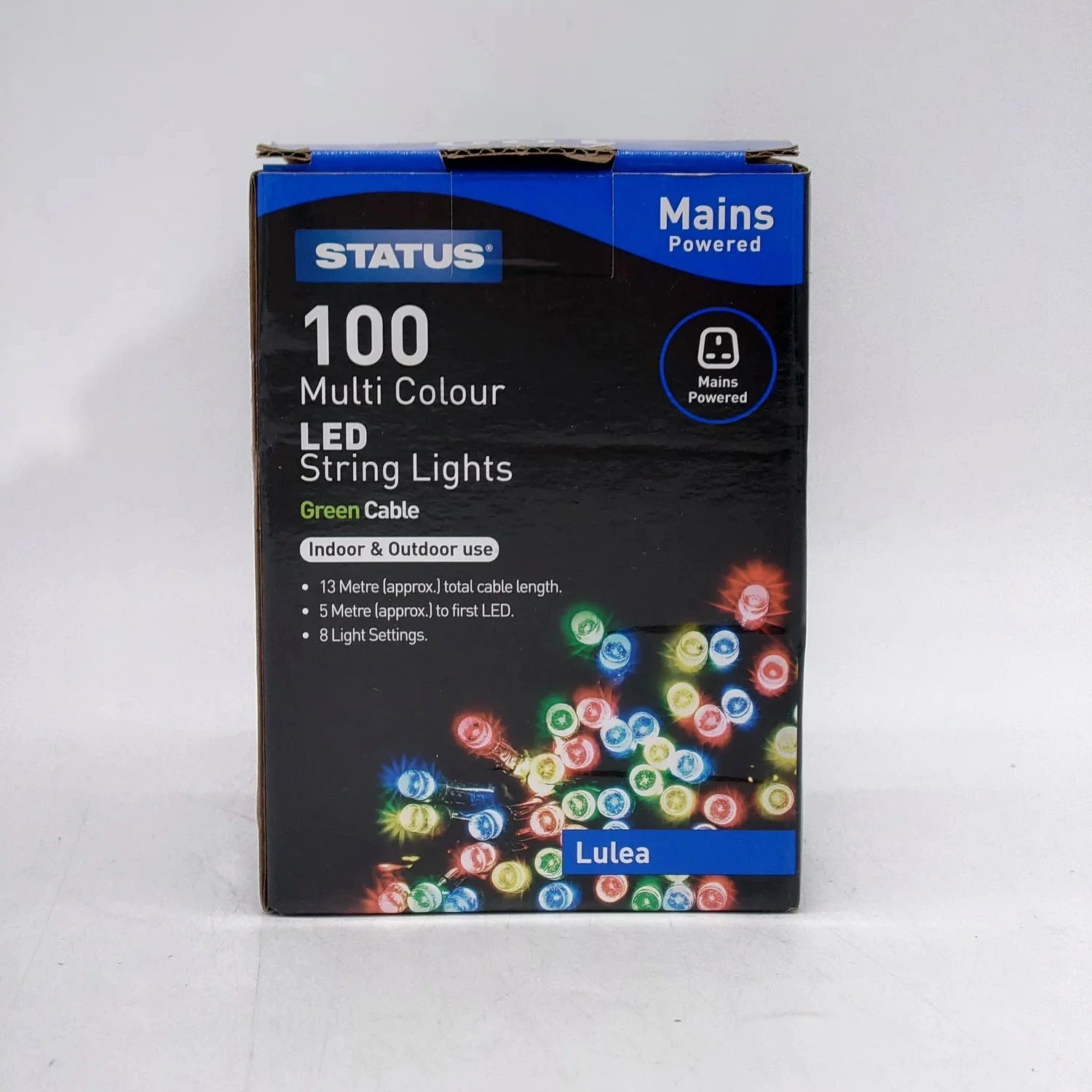Status 100 Indoor / Outdoor LED String Lights - mains powered