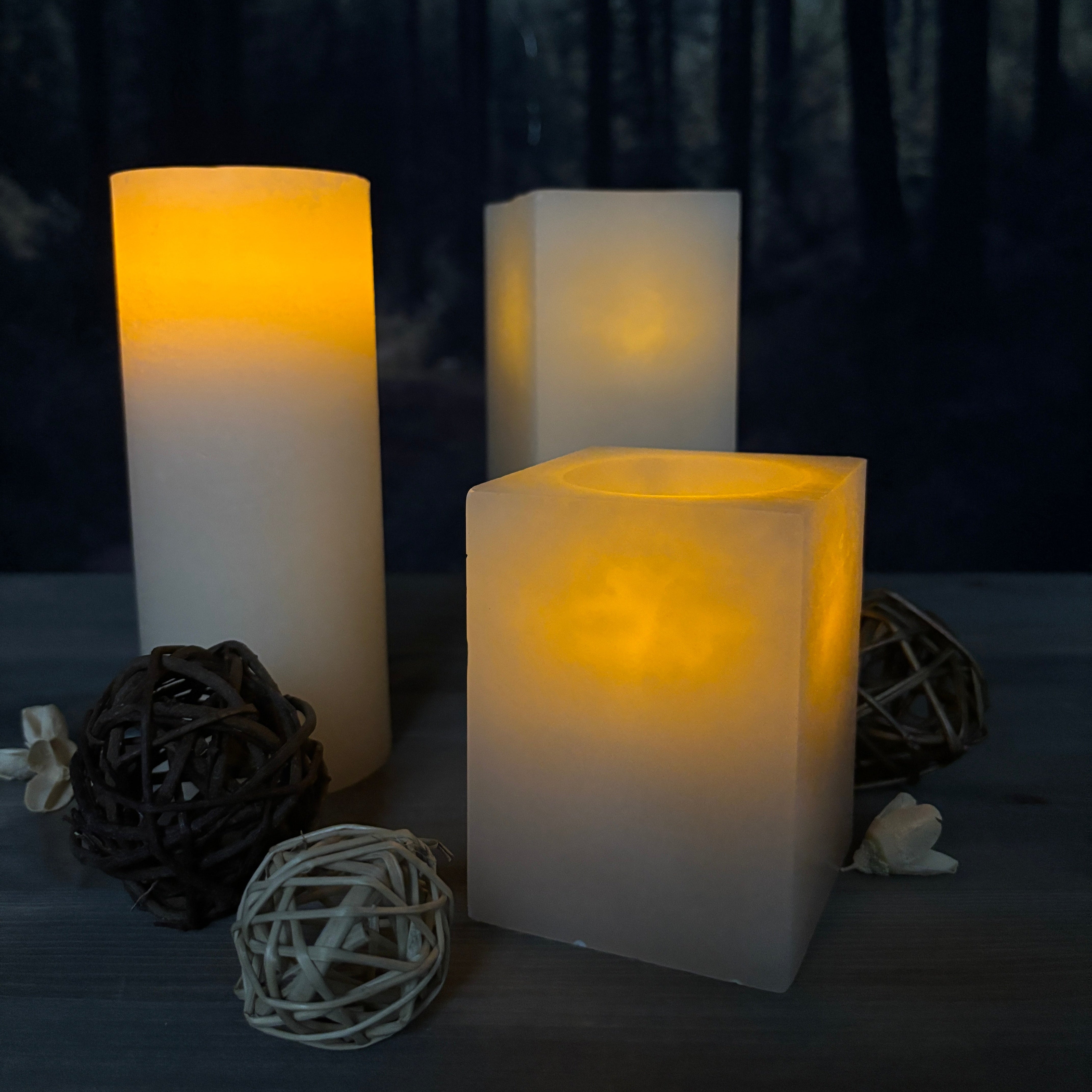Wax LED Candle - Various Sizes Available