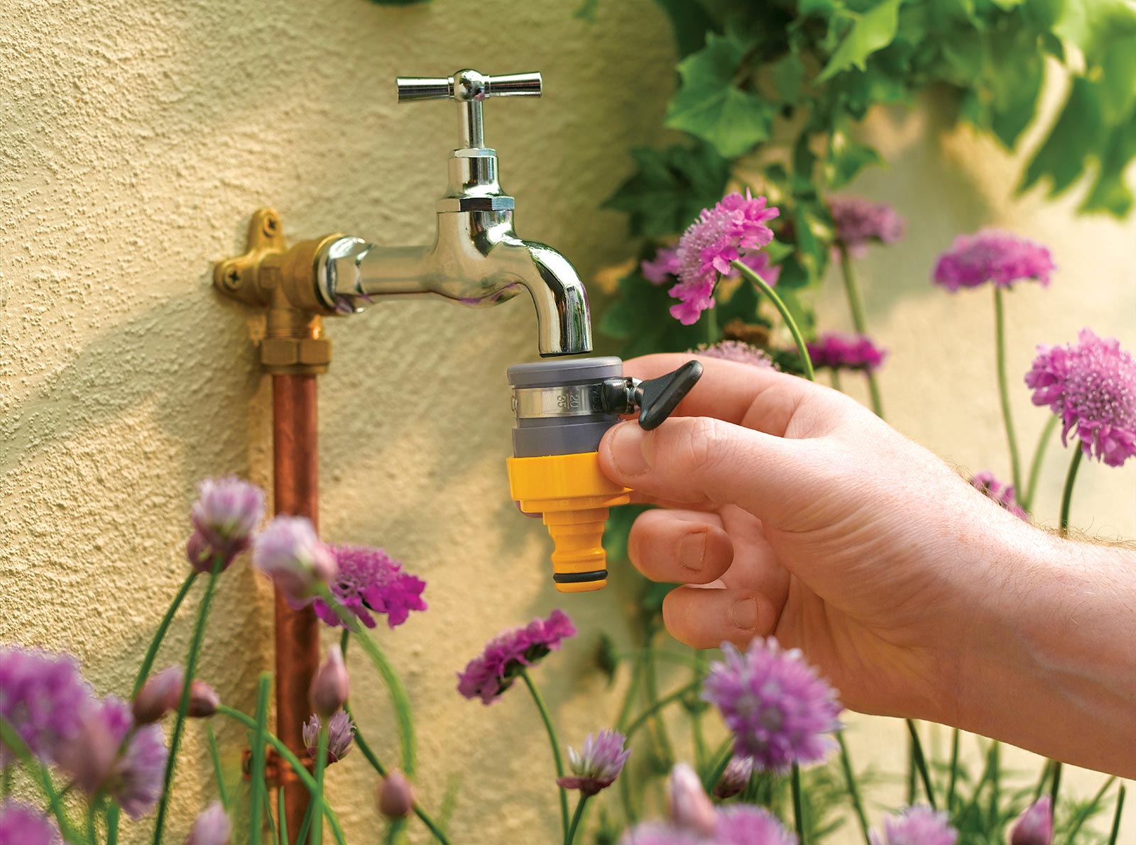 Hozelock 2176 Round Tap Connector - 18mm Max