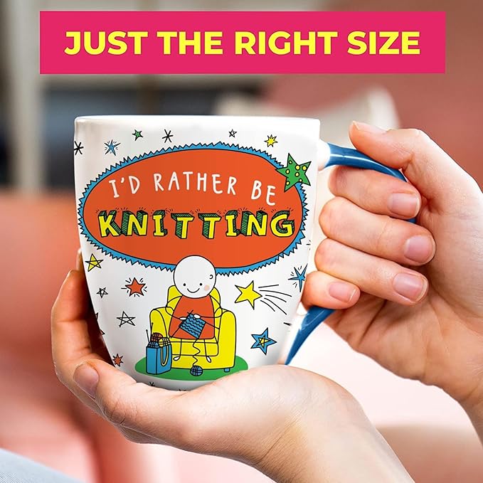 Love Mug®: I'd Rather Be Knitting Mug