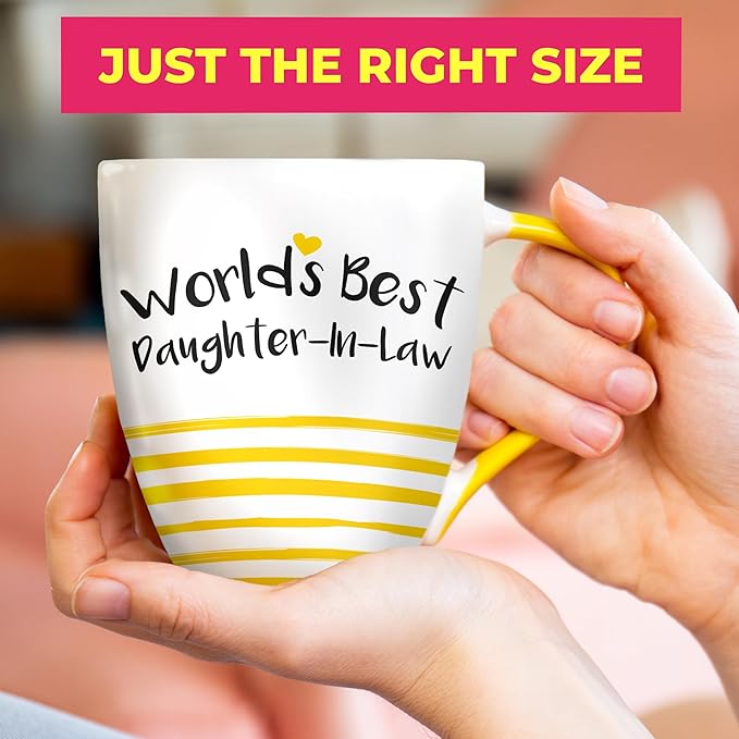 Love Mug®: Thanks for Bee-ing an Amazing Daughter-in-Law Mug, Coaster and Spoon Gift Set