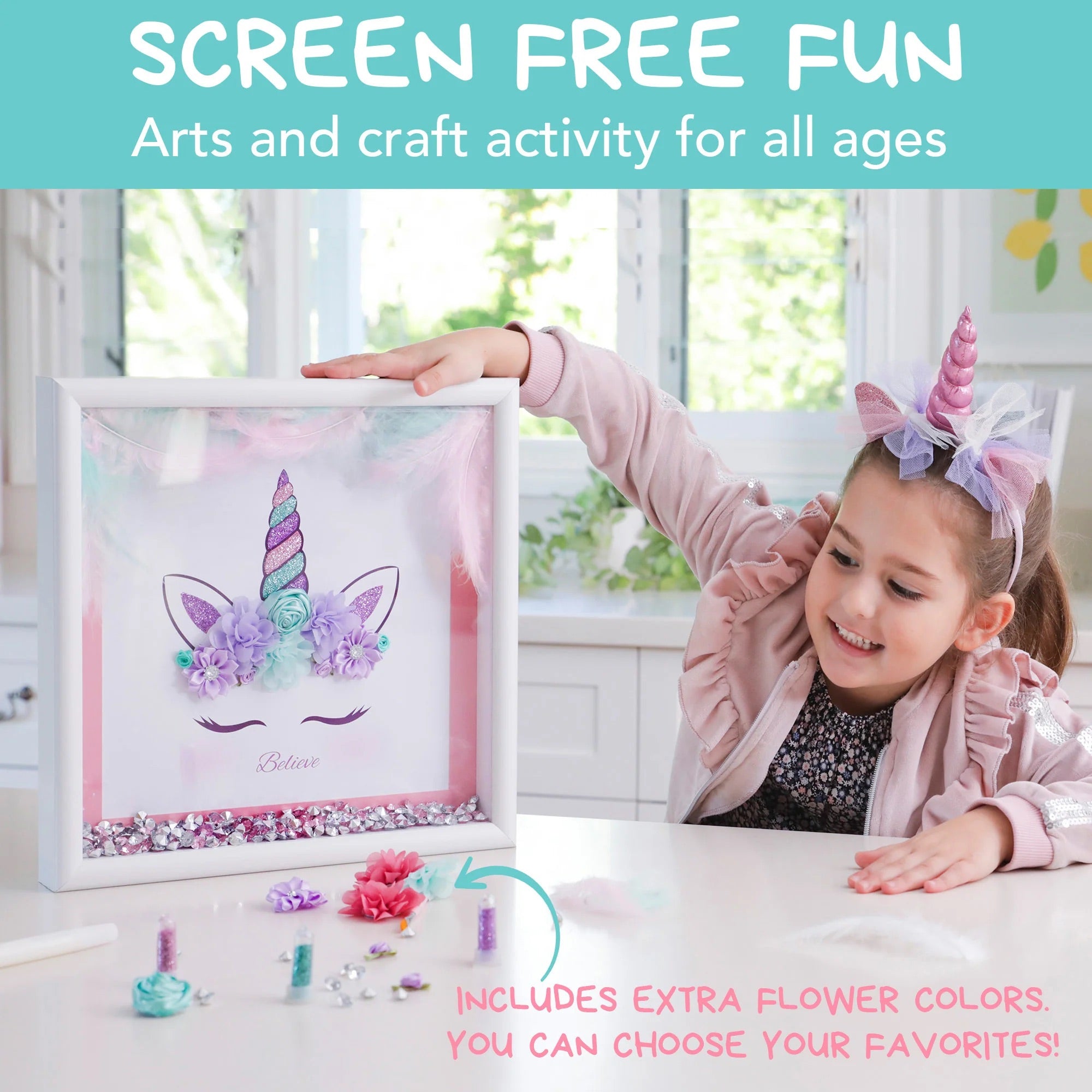 Amitie Lane DIY Unicorn Picture Craft Kit