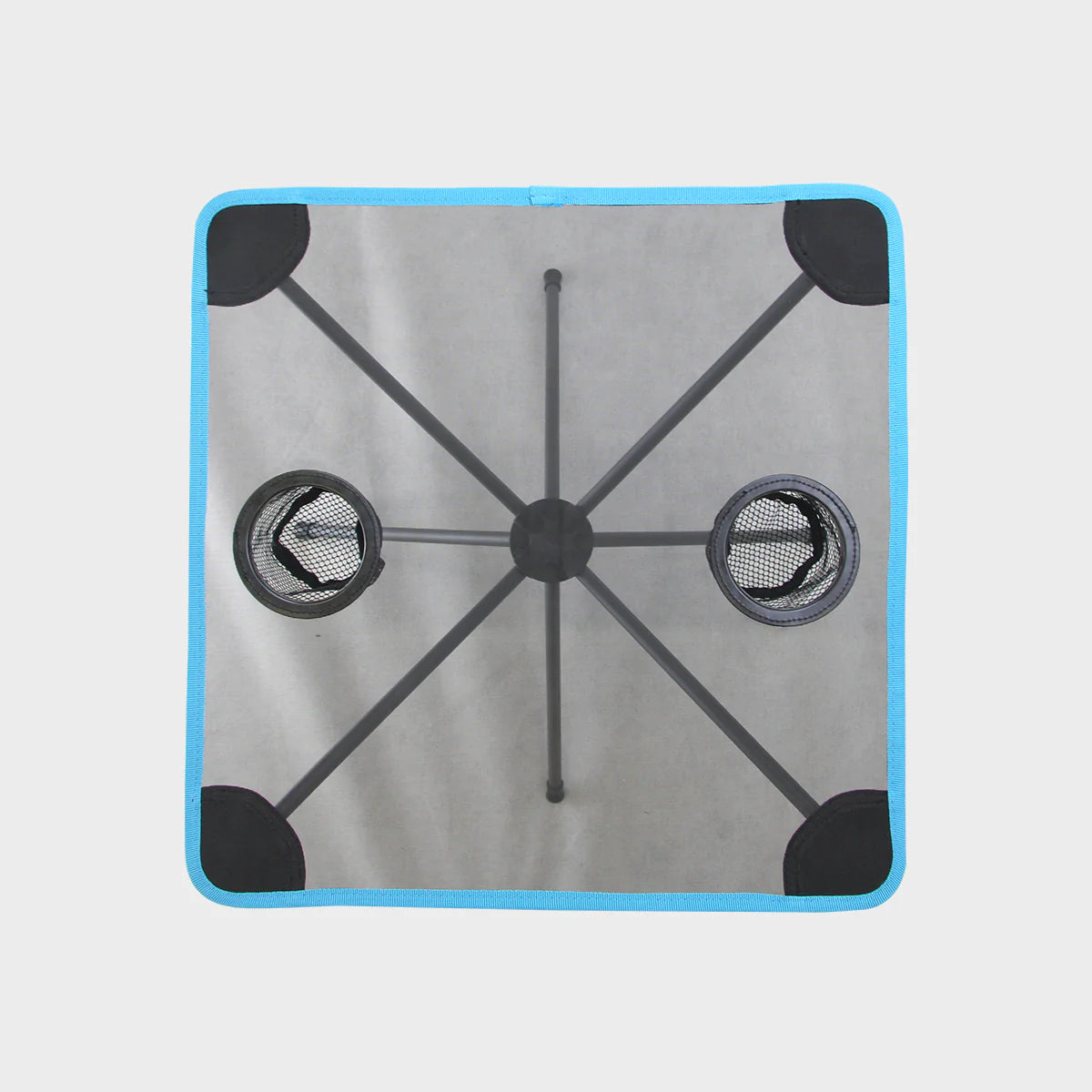 Portal Outdoor - Lightweight Folding Camping Table - "Pop" Grey/Blue