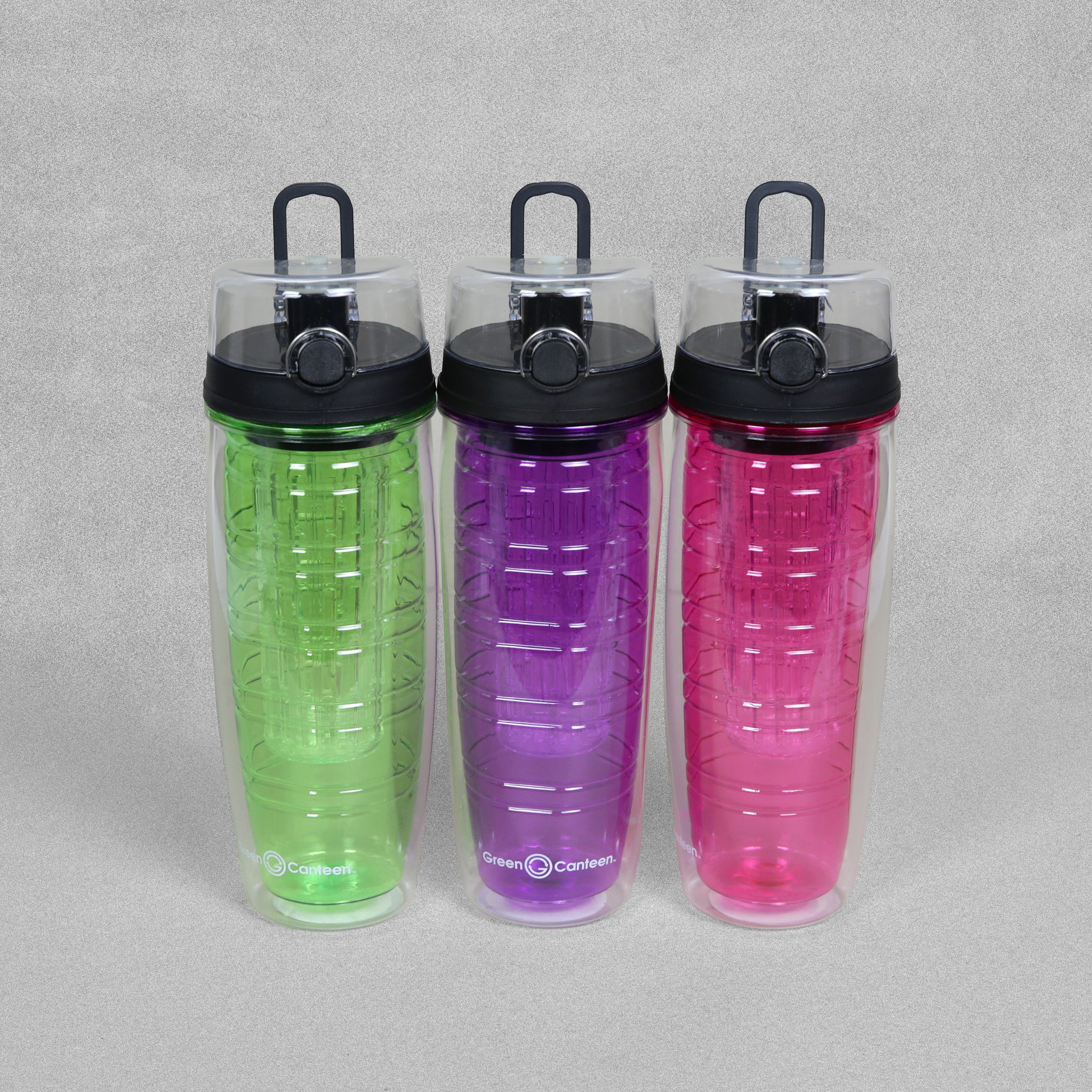 Double Wall Plastic Tritan™ Infuser Water Bottle- 532ml