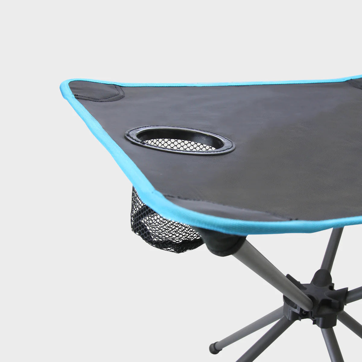 Portal Outdoor - Lightweight Folding Camping Table - "Pop" Grey/Blue