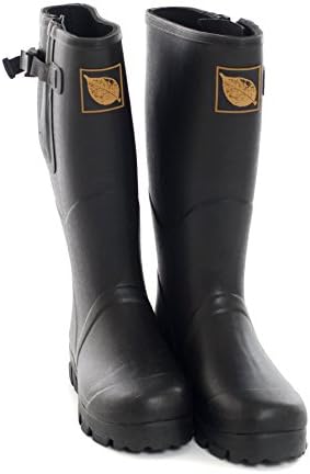 Neoprene Lined Black Wellington Boots - Various Sizes Available
