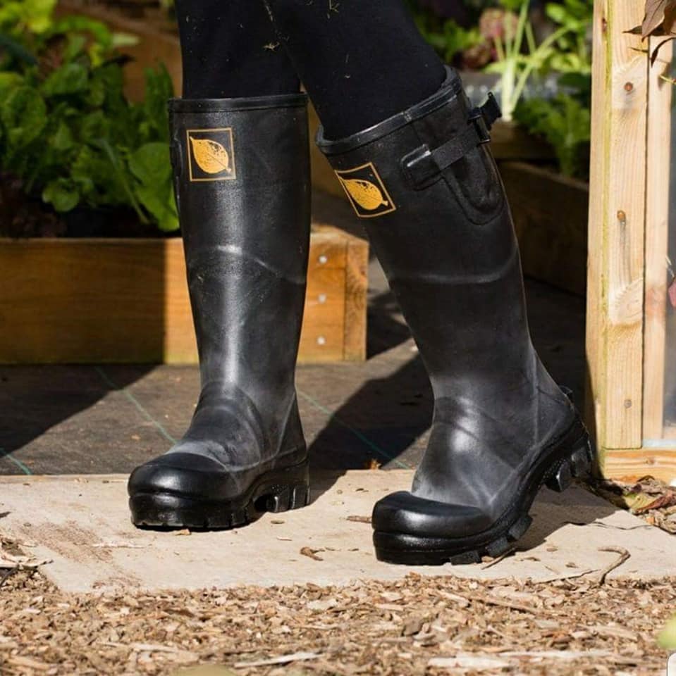 Neoprene Lined Black Wellington Boots - Various Sizes Available