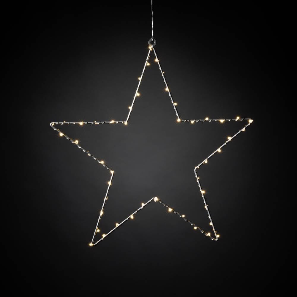 Konstsmide Coloured Metal Star with LED Lights