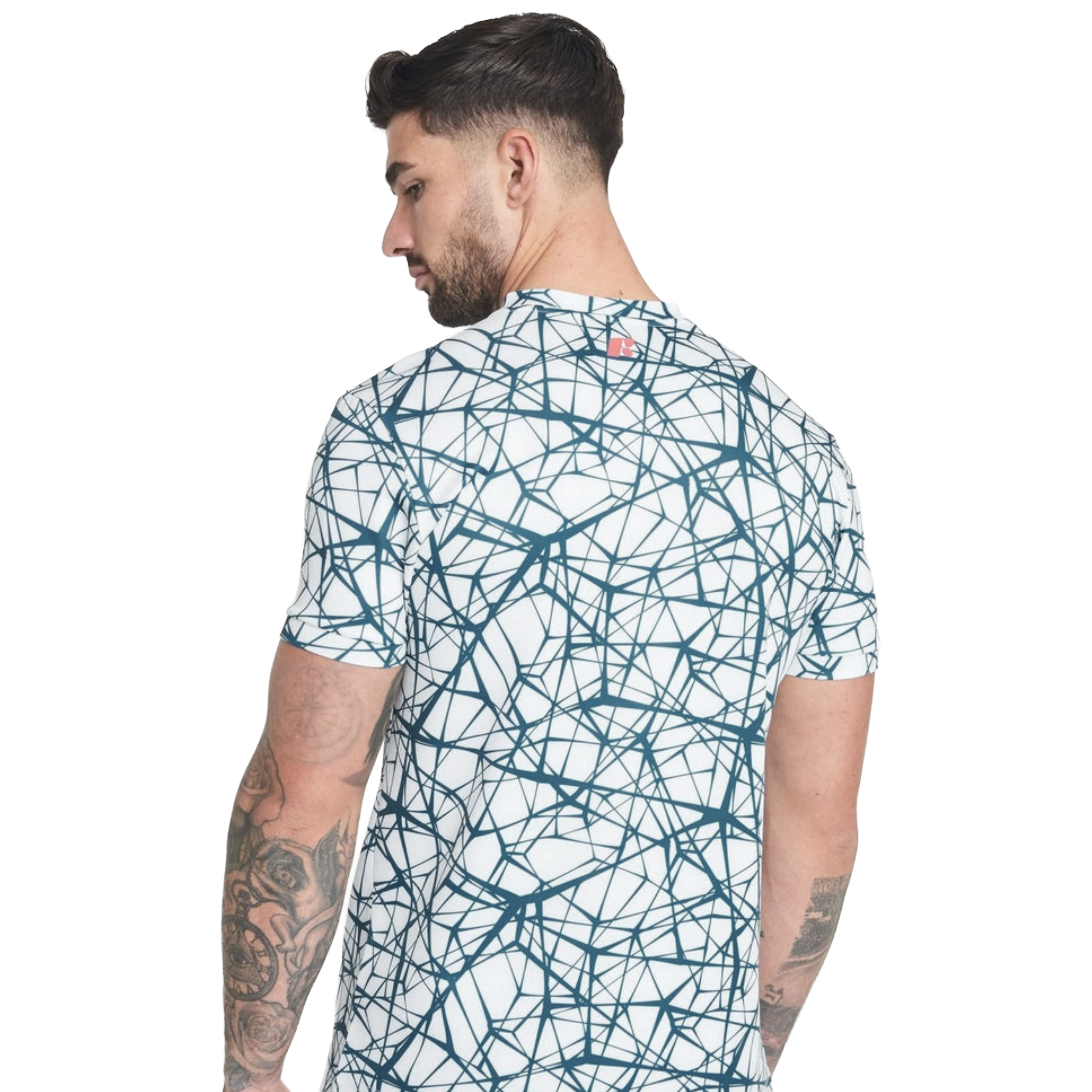 Men's Short Sleeve Low-Collar Zip Up Sport Shirt 'Tempo'