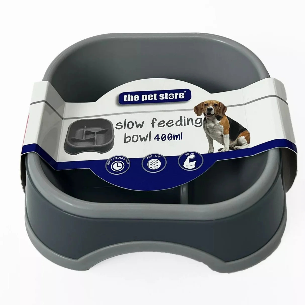 The Pet Store 400ml Slow Feeding Dog Bowl