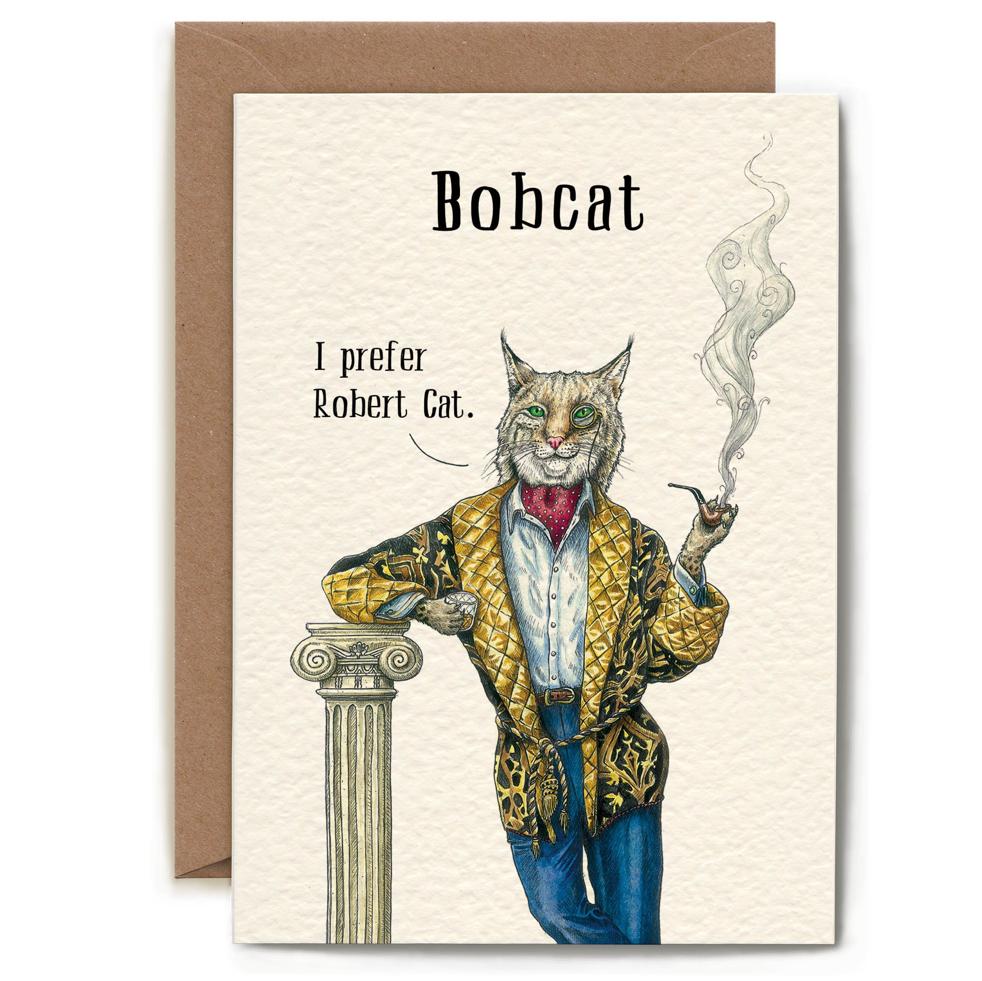 Bobcat Card by Bewilderbeest