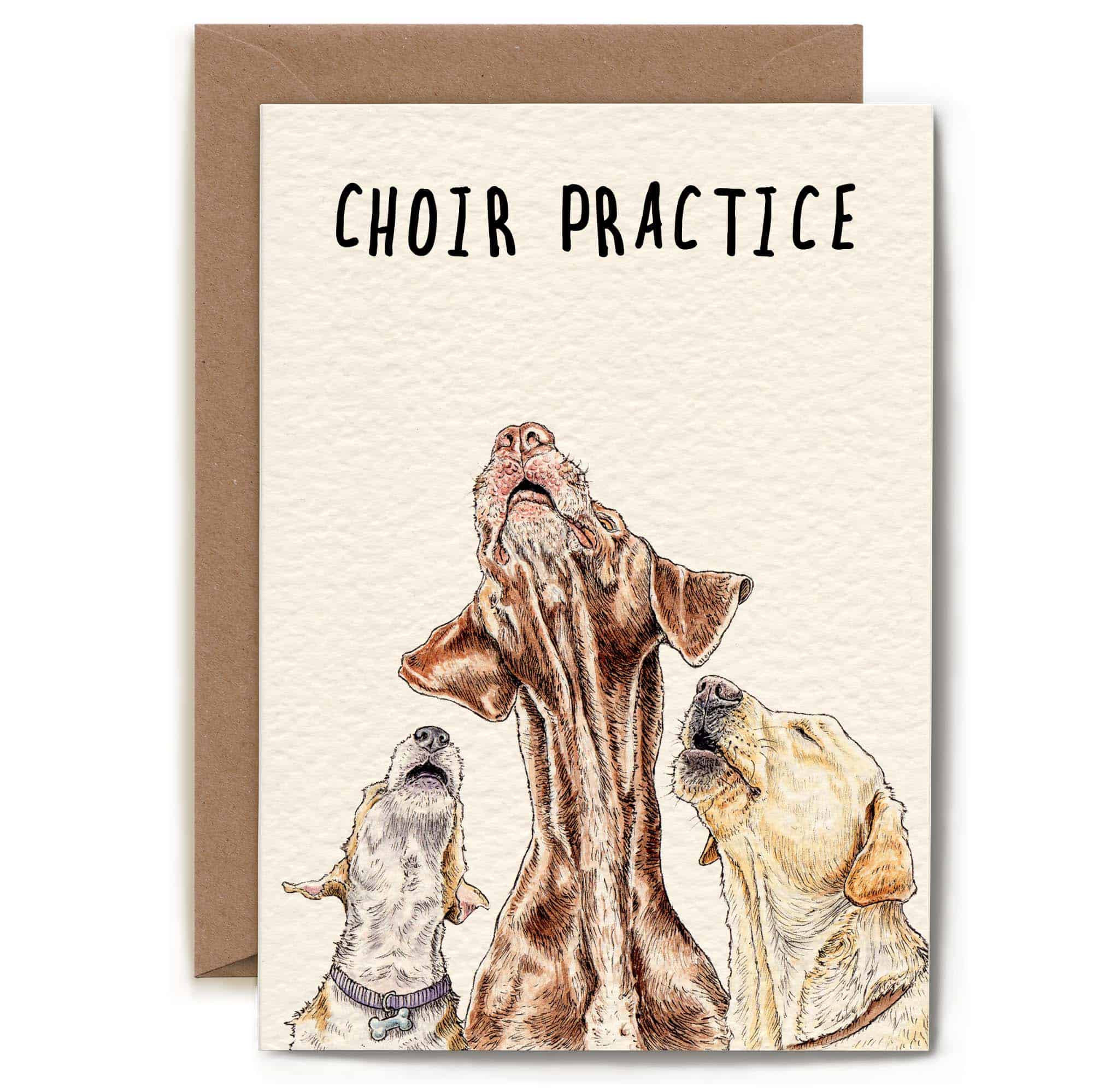 Choir Practice Card by Bewilderbeest