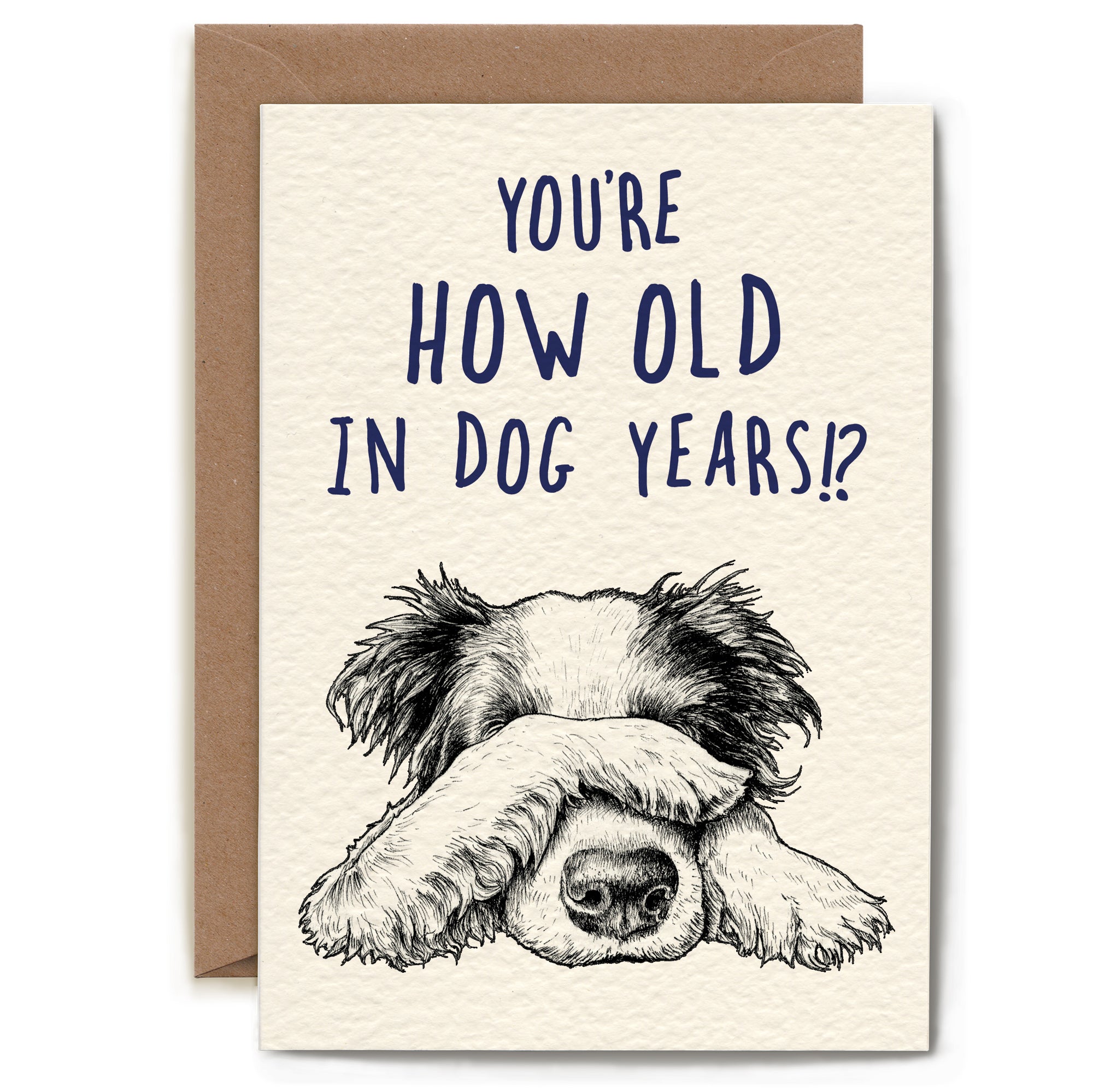 Dog Years Card by Bewilderbeest