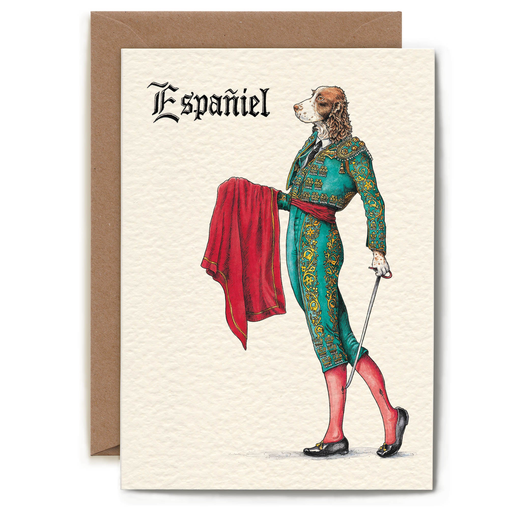 Espaniel Card by Bewilderbeest
