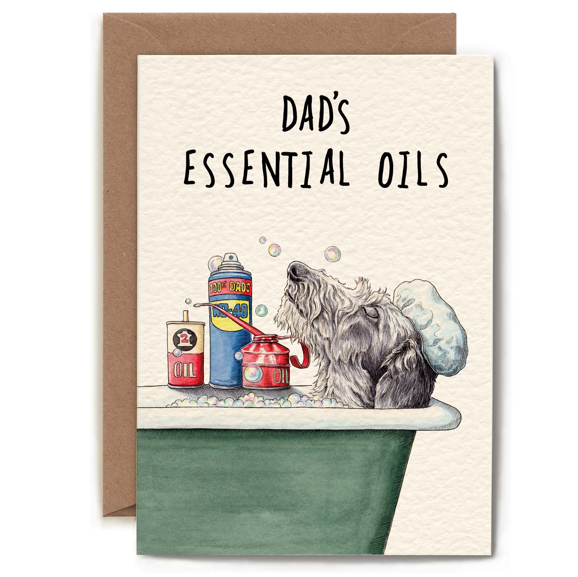 Dad's Essential Oils Card by Bewilderbeest