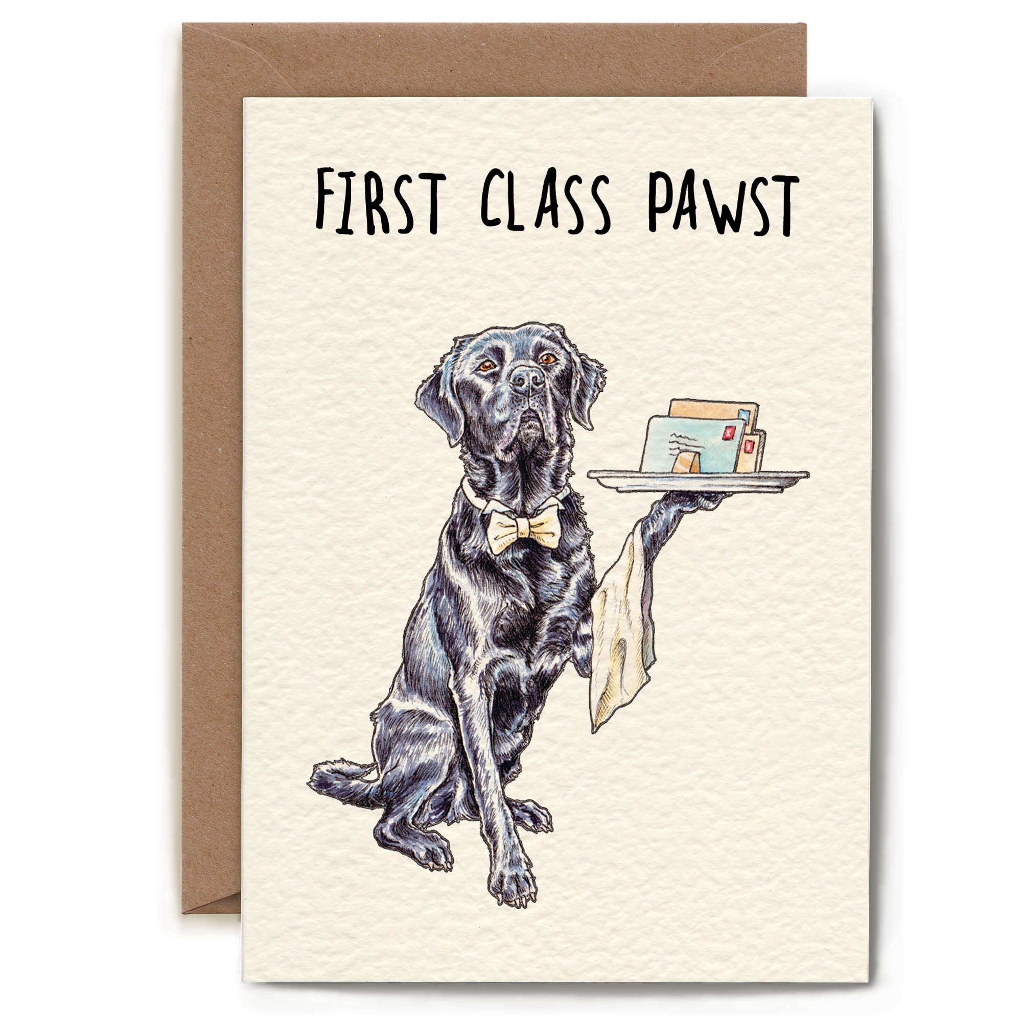 First Class Pawst Card by Bewilderbeest