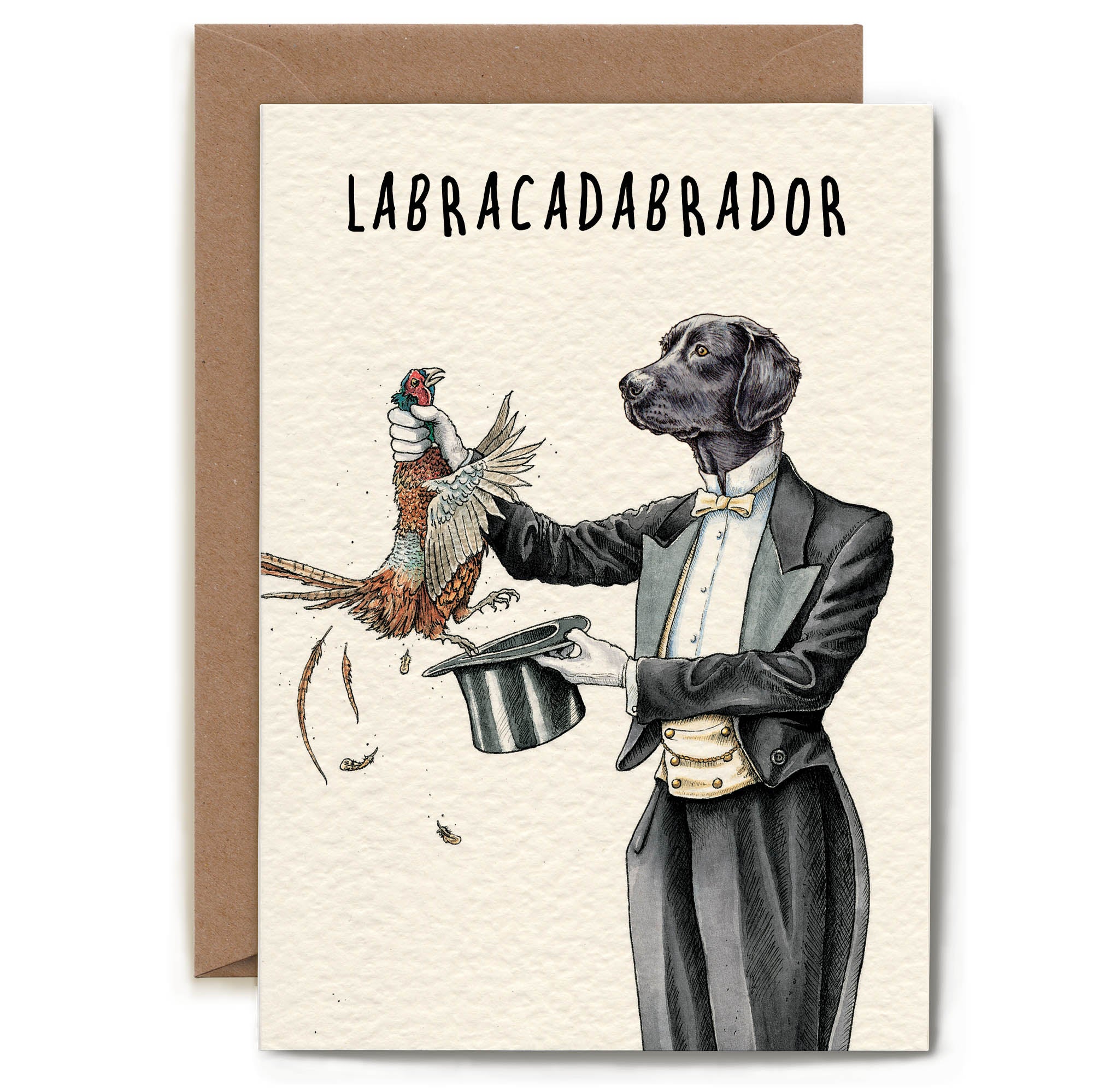 Labracadabrador Card by Bewilderbeest