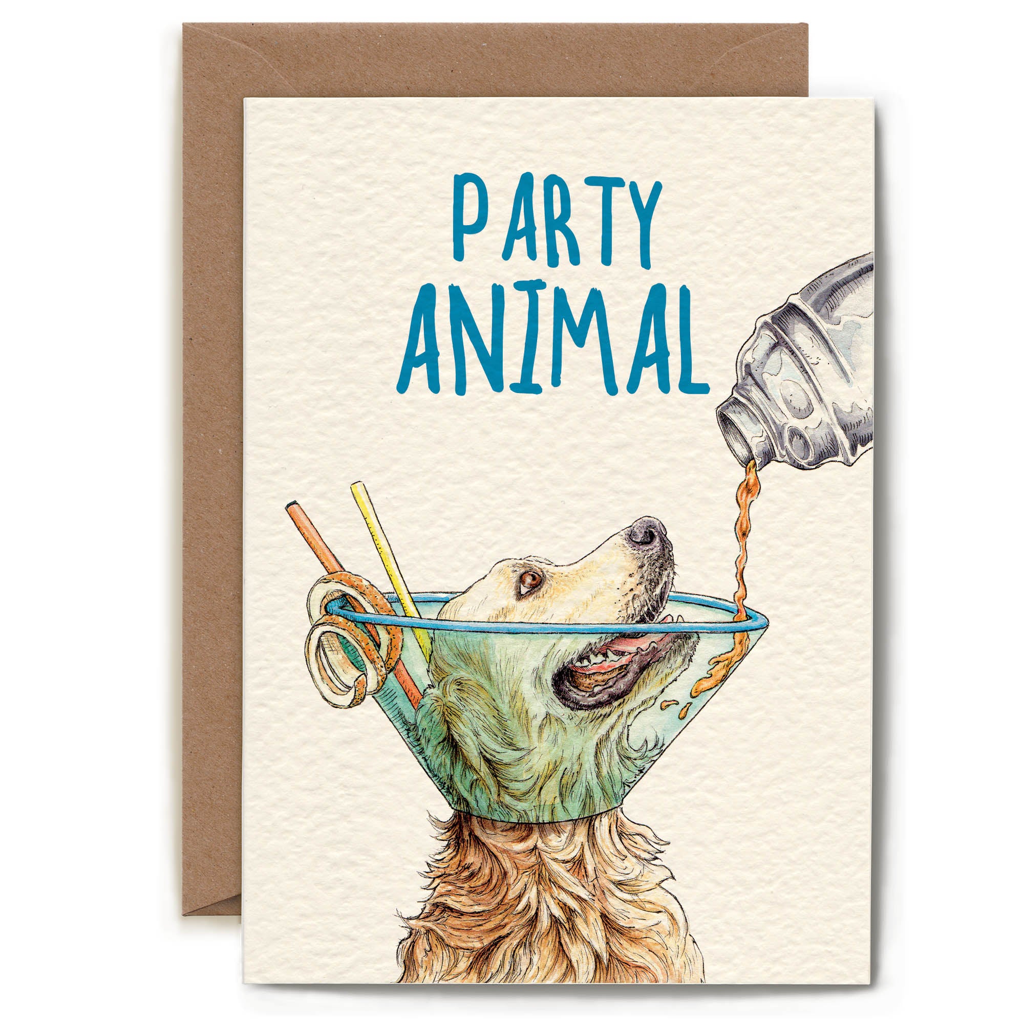 Party Animal Card by Bewilderbeest
