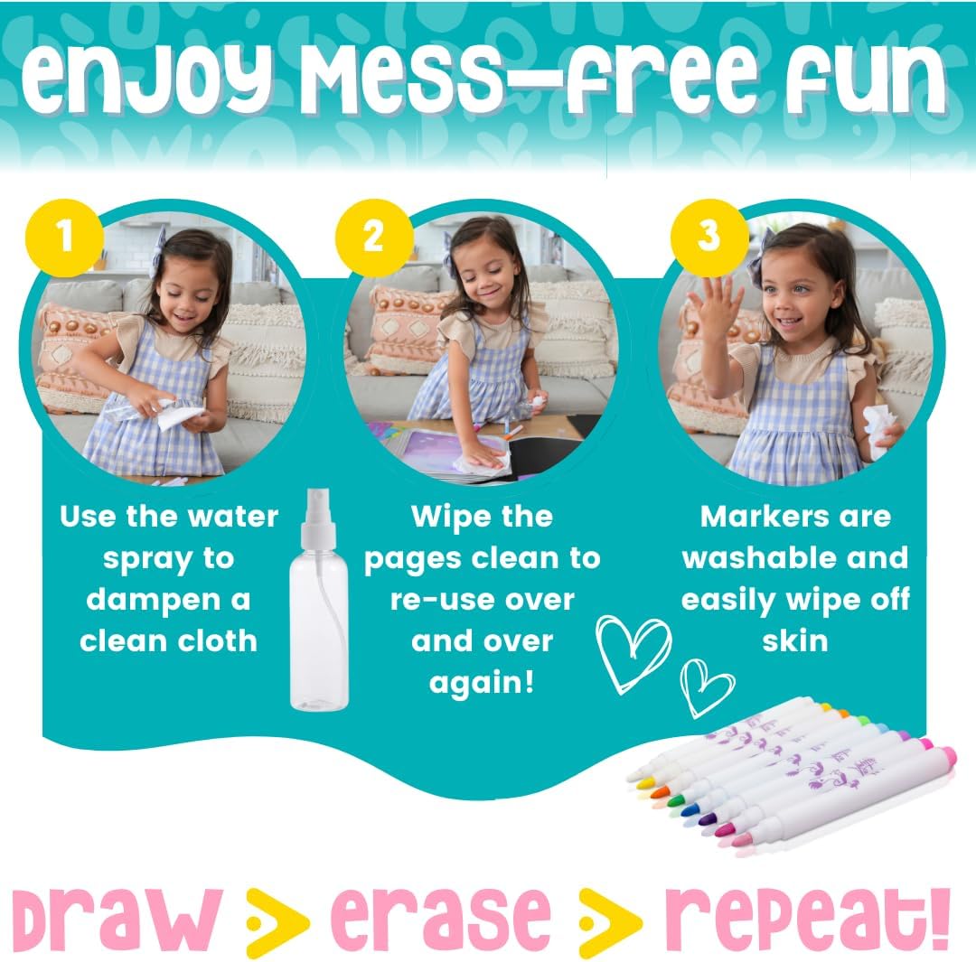 Amitie Lane Unicorn Activity Set, Gift Bag, Stickers and Doodle Book