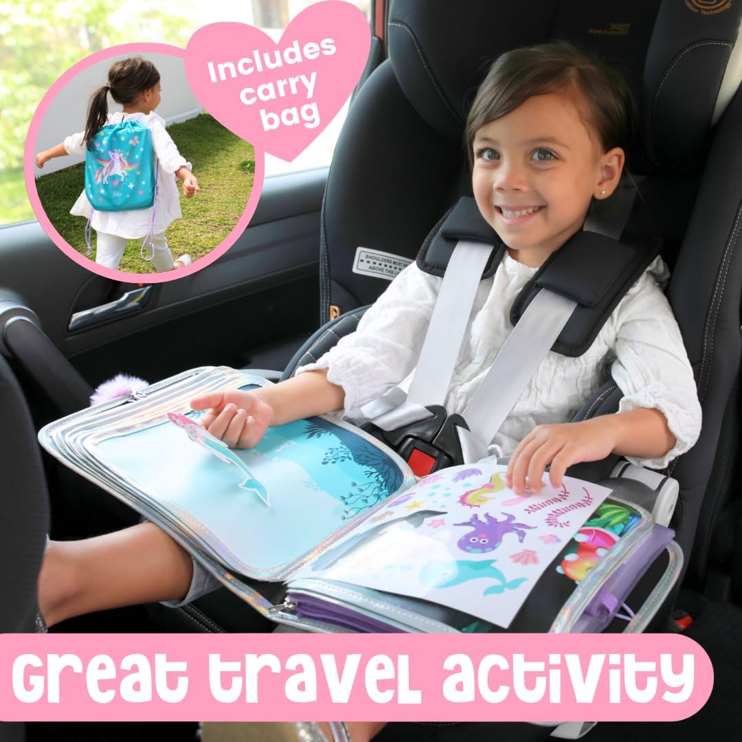 Amitie Lane Unicorn Activity Set, Gift Bag, Stickers and Doodle Book