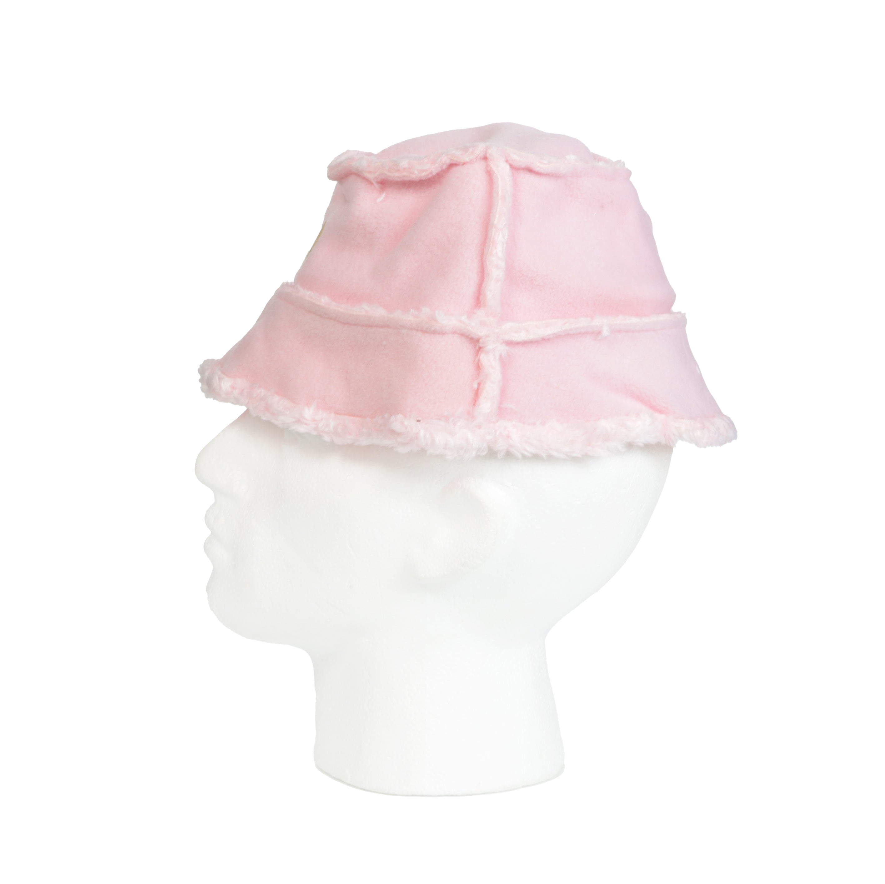 Arctic Fox Fleece Bucket Hat - Pale Pink