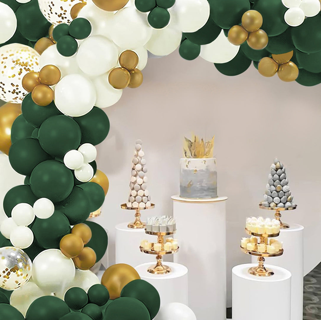 Balloon Arch Kit - Gold & Green