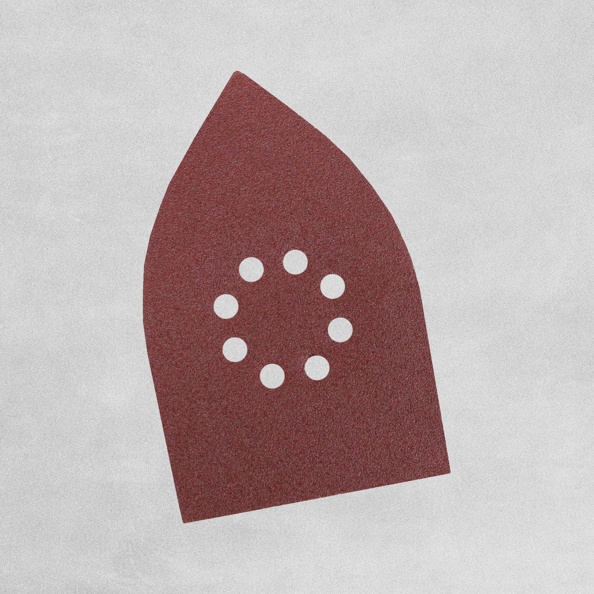 Dekton Hook & Loop Palm Sanding Sheets 107mm x 175mm - Coarse 60 Grit