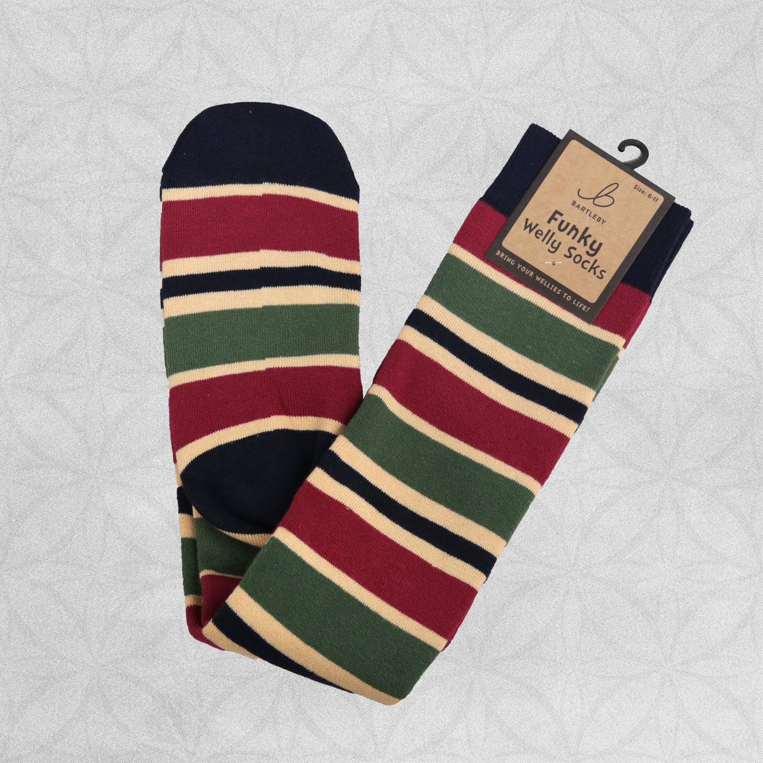 Bartleby Funky Welly Socks