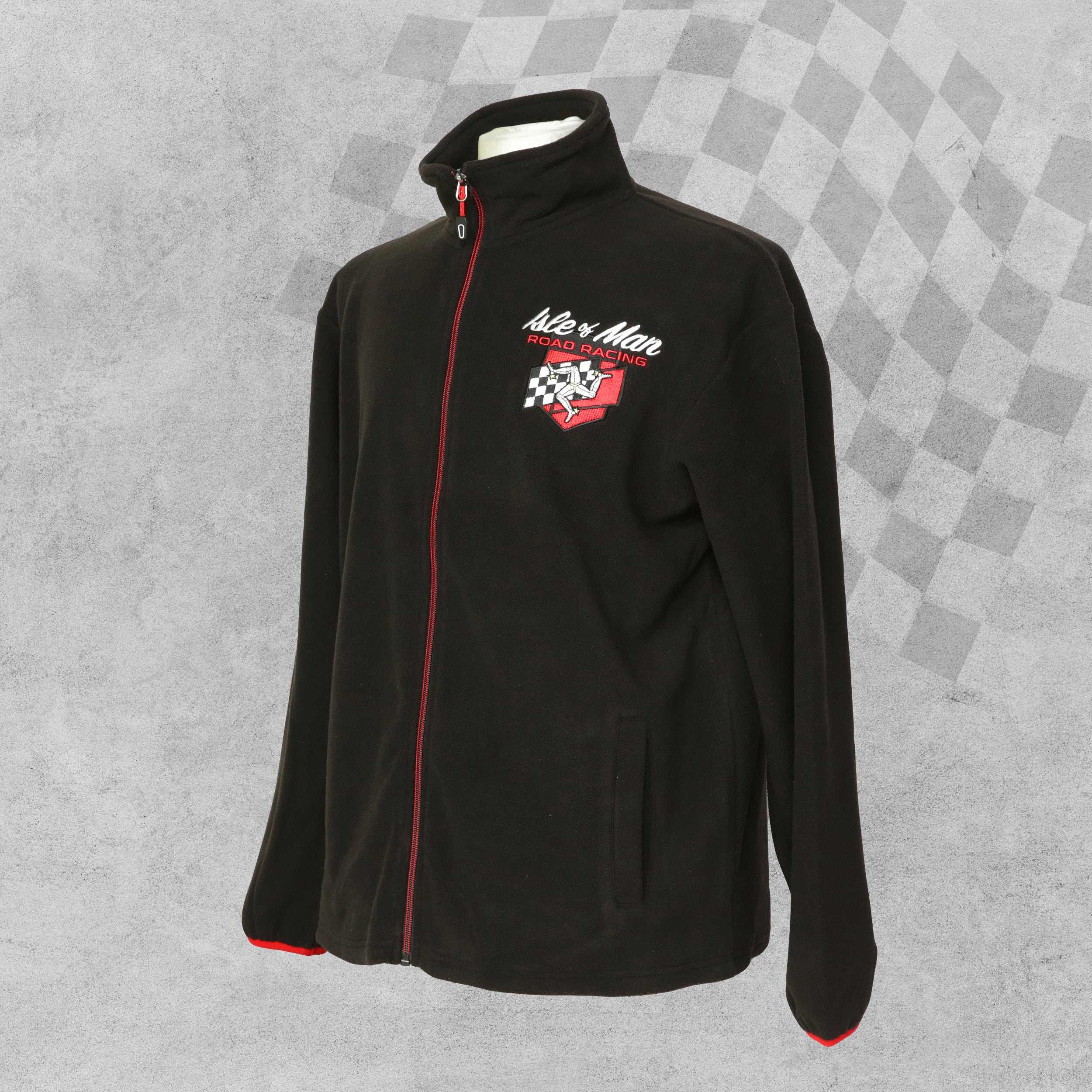 Official Isle of Man Race Lightweight Zip Up Fleece