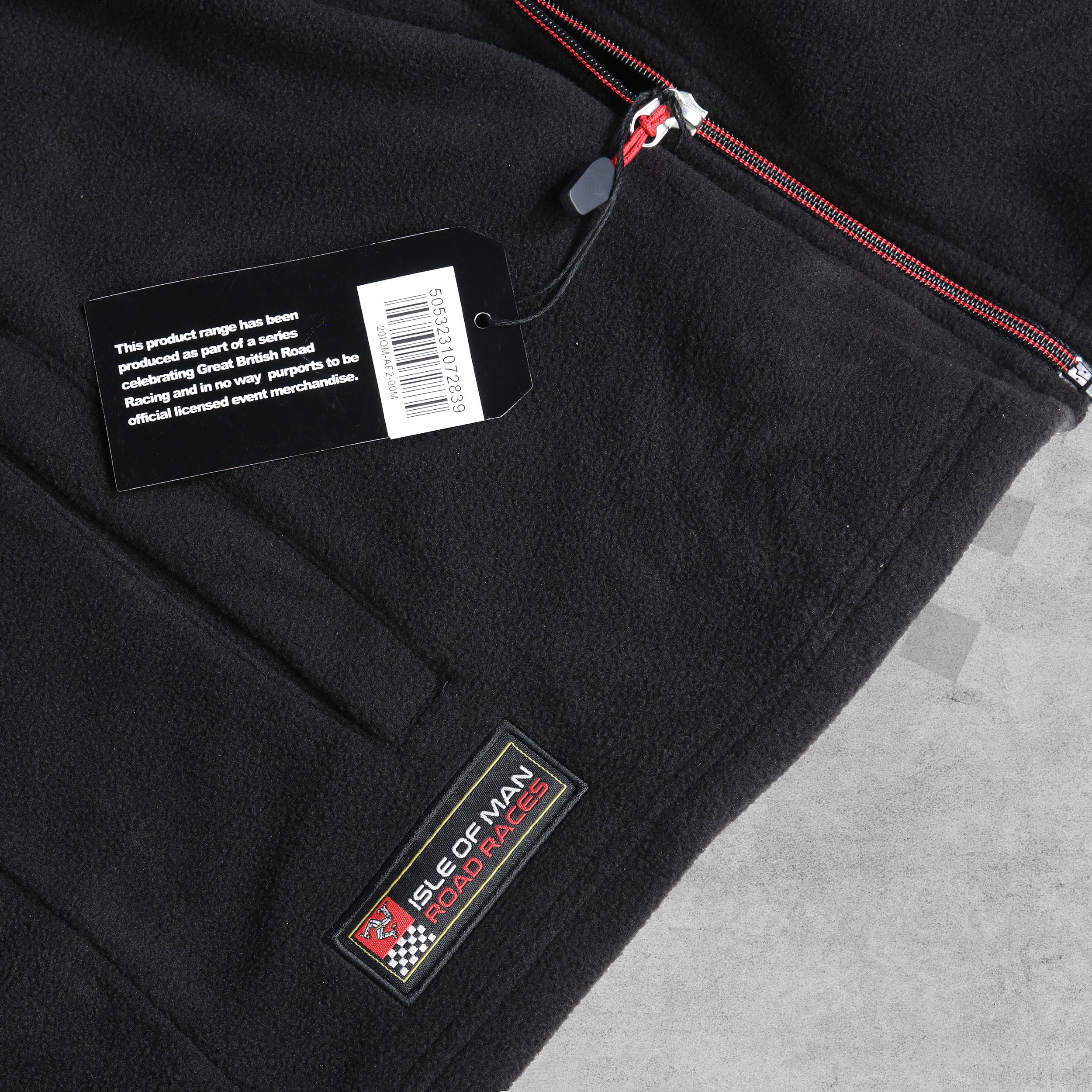 Official Isle of Man Race Lightweight Zip Up Fleece