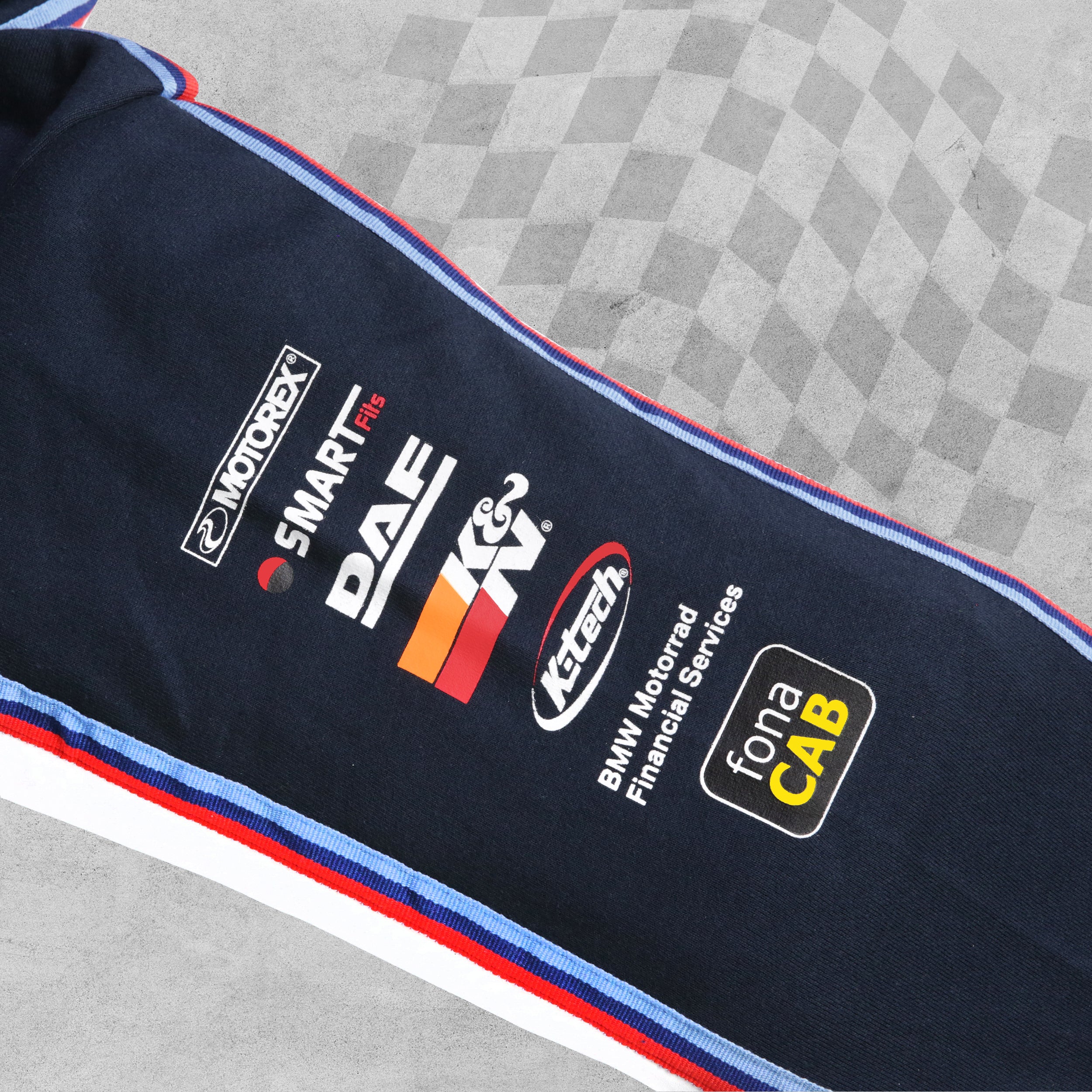 Official BMW Racing Synetiq Motorsport Sweatshirt Zip Up Hoodie