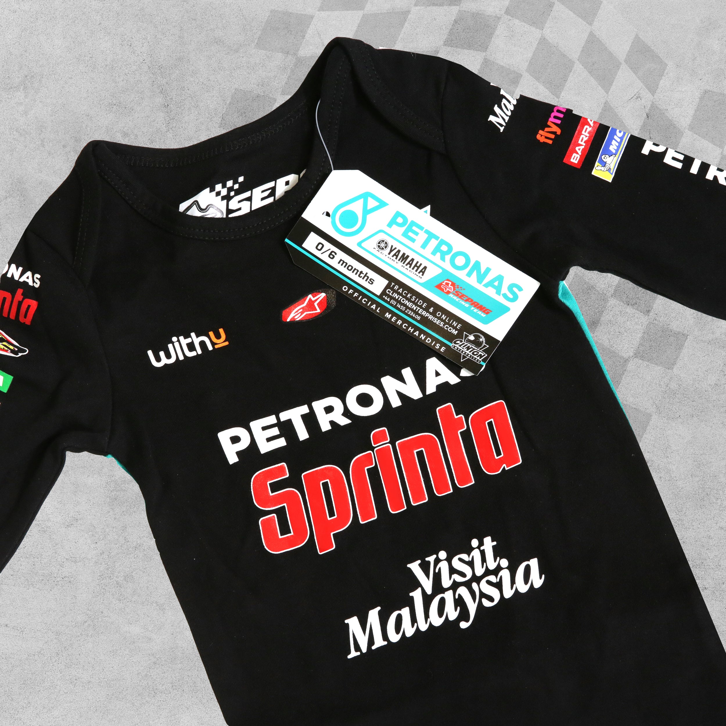 Official Petronas Yamaha Racing Baby Bodysuit