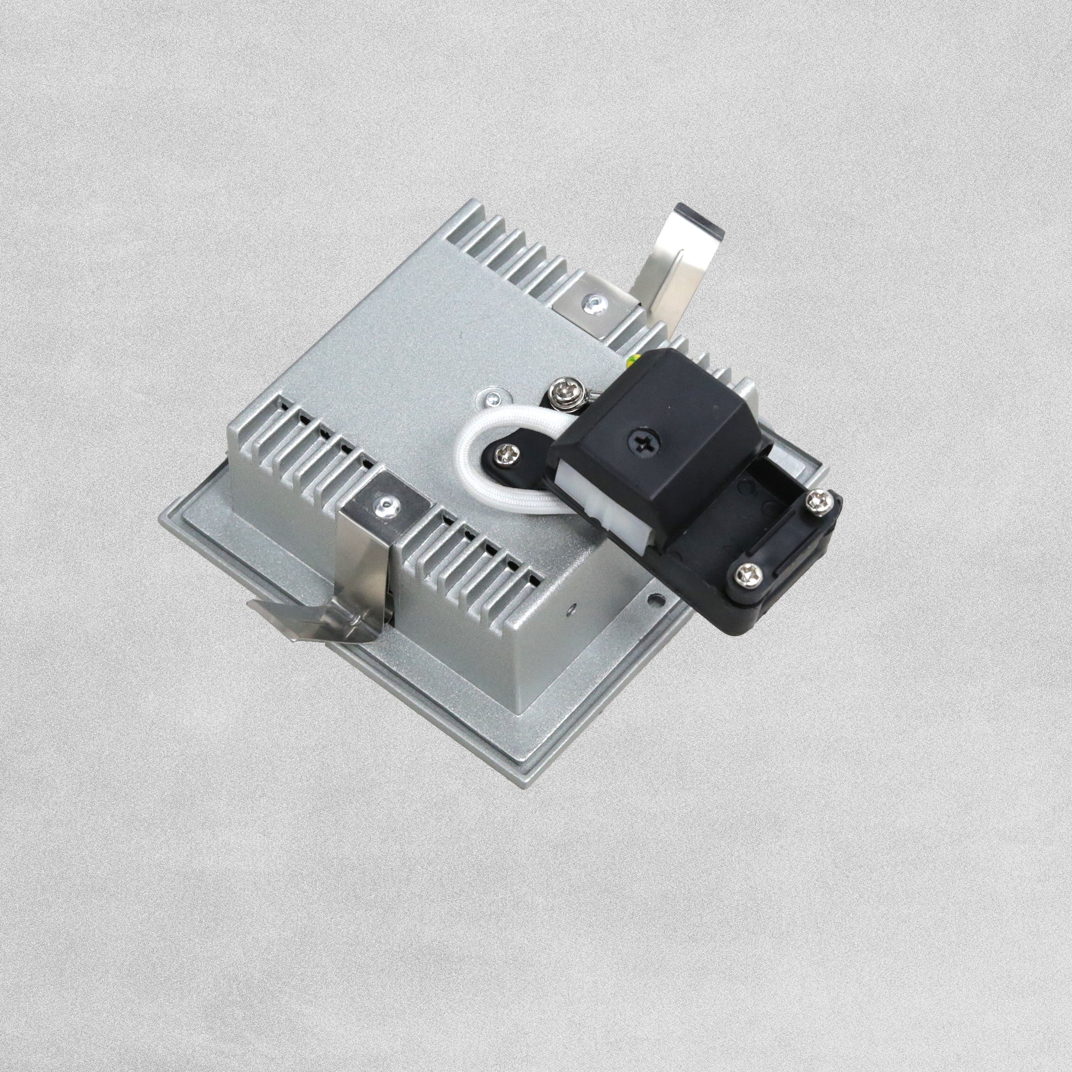 In-Excess Satin Square Recessed G9 Capsule Downlight - Grated