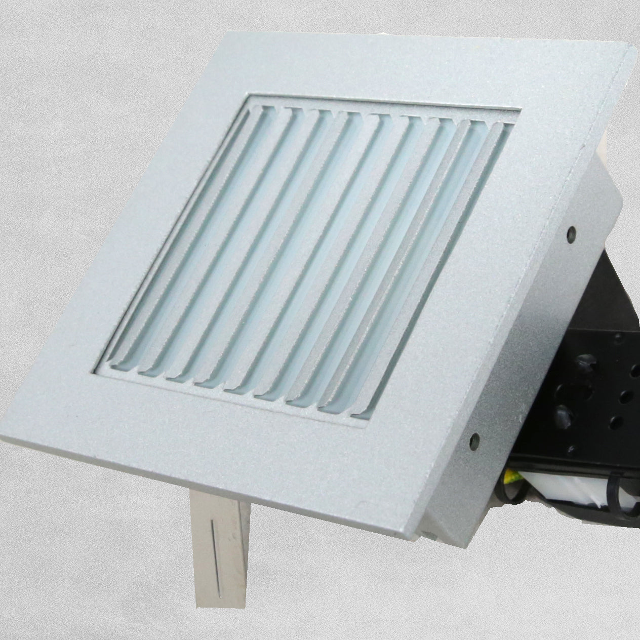 In-Excess Satin Square Recessed G9 Capsule Downlight - Grated