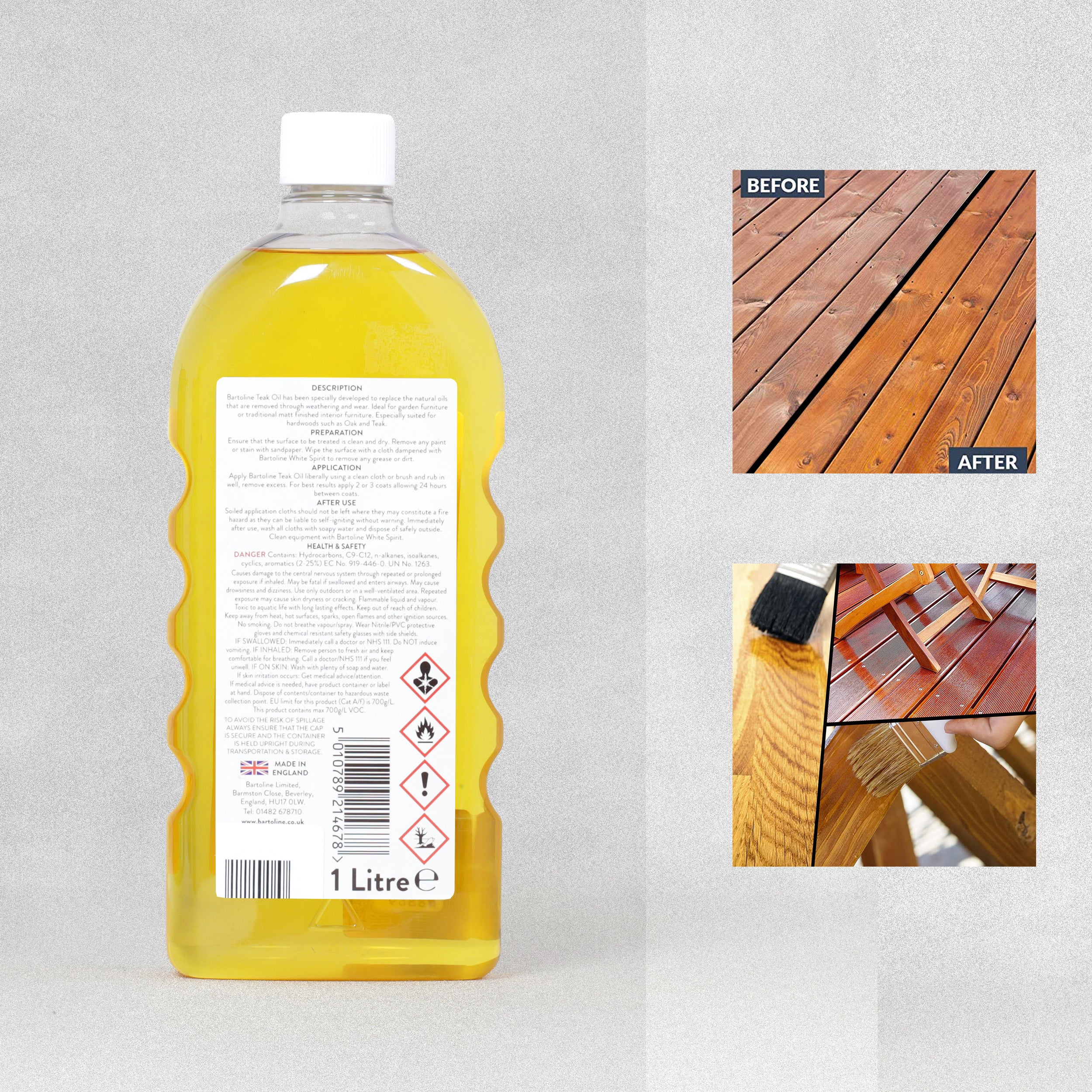 Bartoline Teak Oil 1 Litre