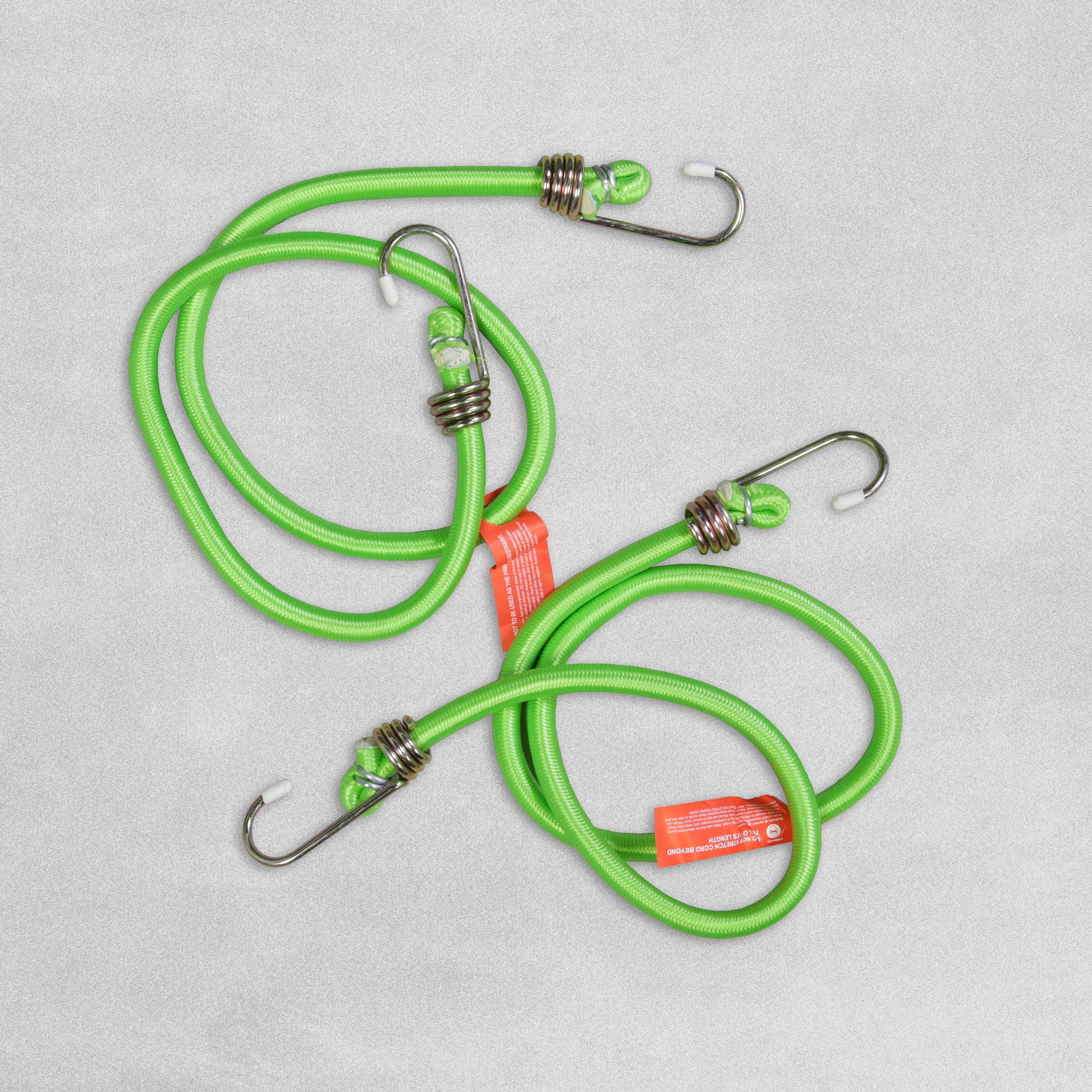 Dekton 2PC 36" 10mm Thick Bungee Cord With Zinc Plated Steel Hooks