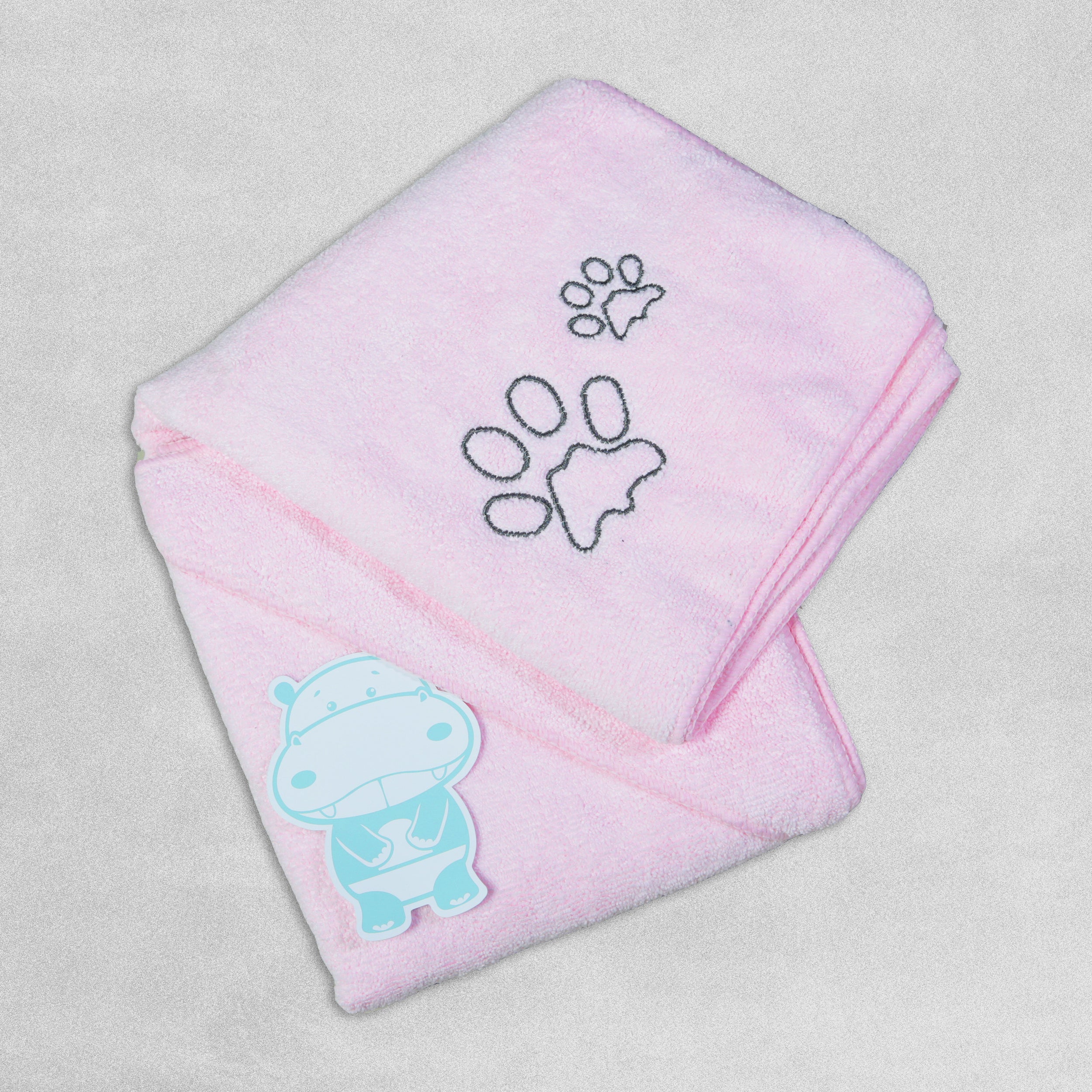 Winthome Super Absorbent Dog Drying Microfiber Towel Pink (3 Sizes)