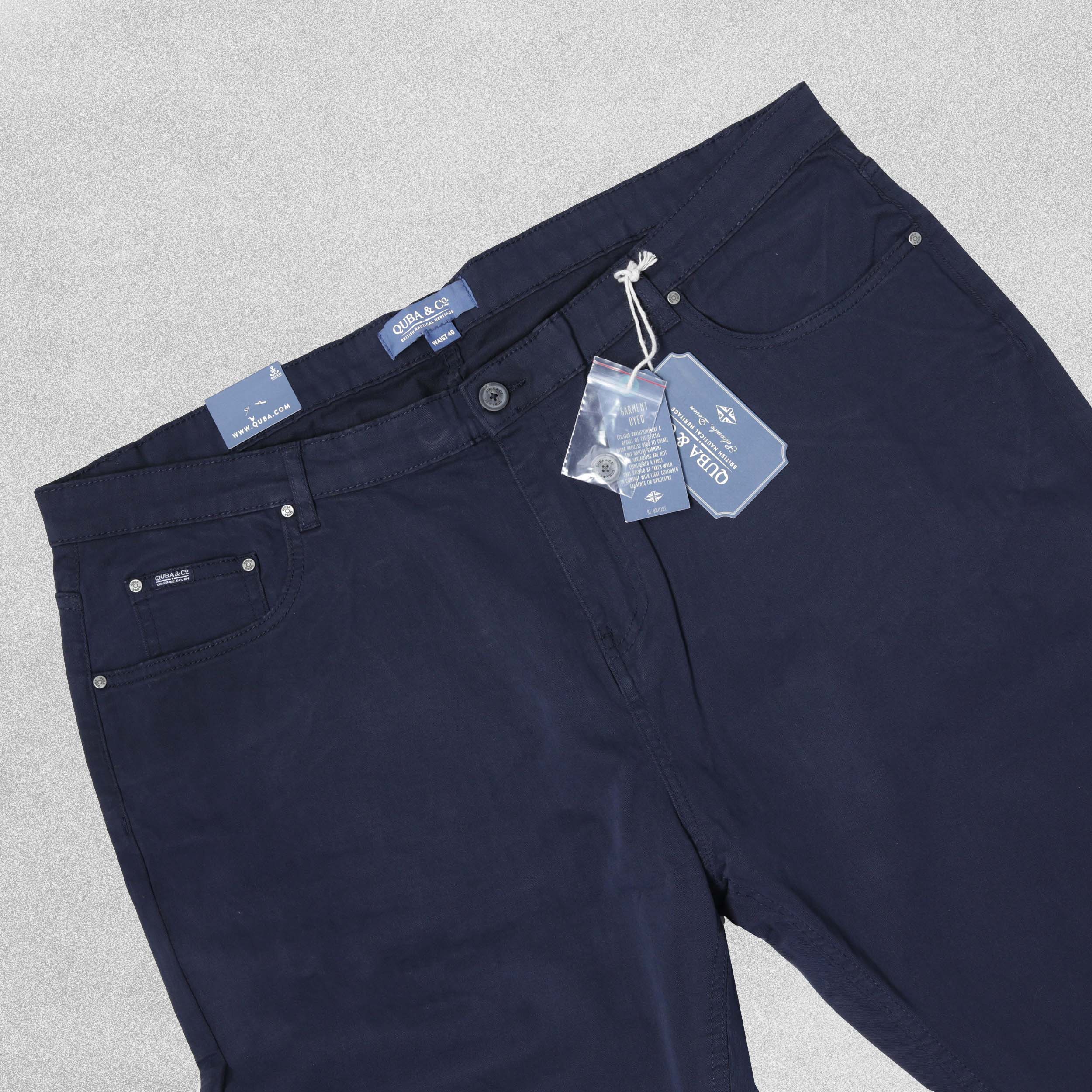 Quba Mens Trouser Dark Navy Size 40